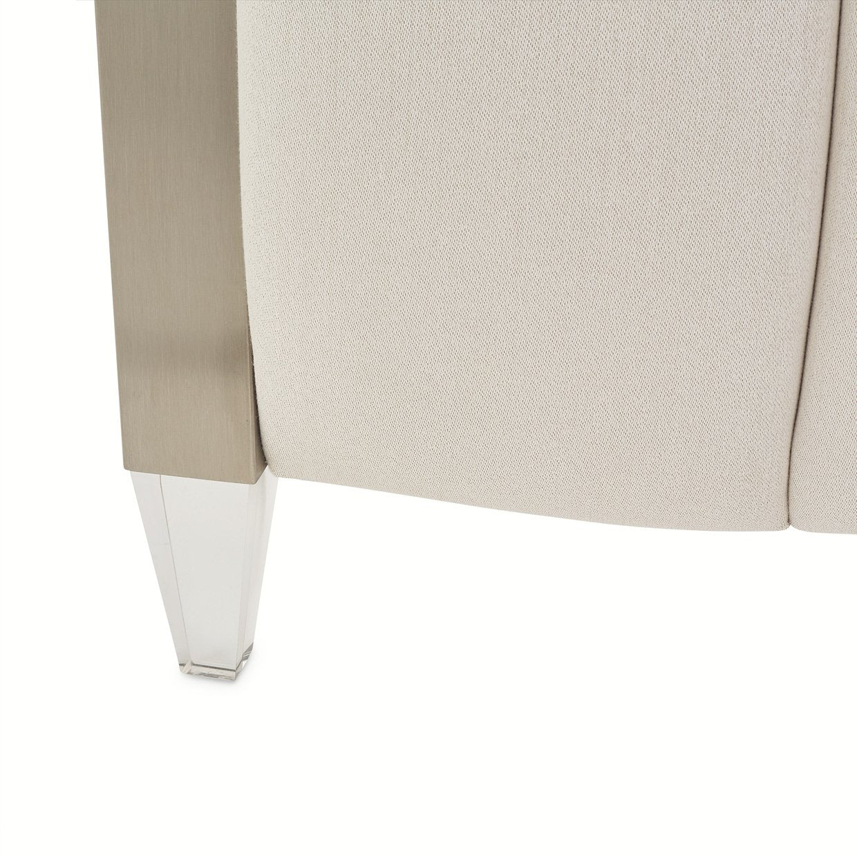 Penthouse Eastern King Short Panel Bed - Ash Gray - Image 5