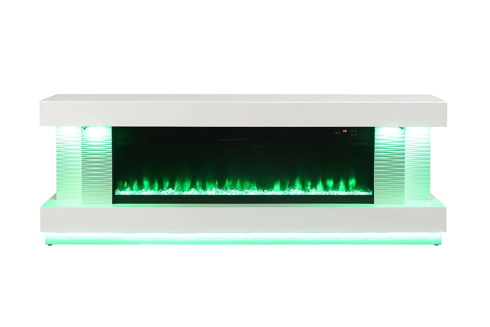 Peseux 71" TV Stand w/ Electric Fireplace - Image 8