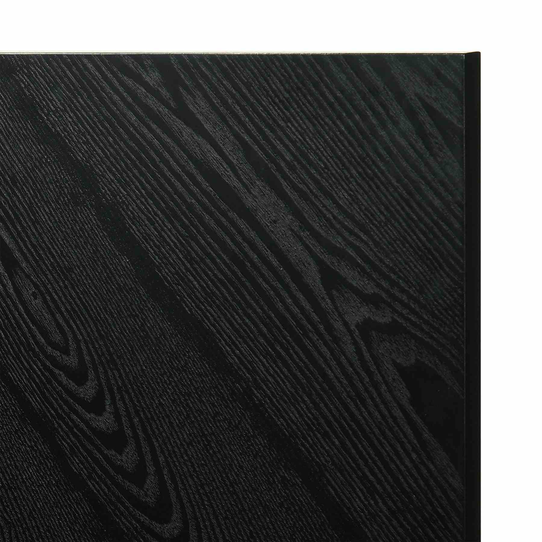 Petra Queen Platform Wood Bed Frame in Black Finish - Image 8