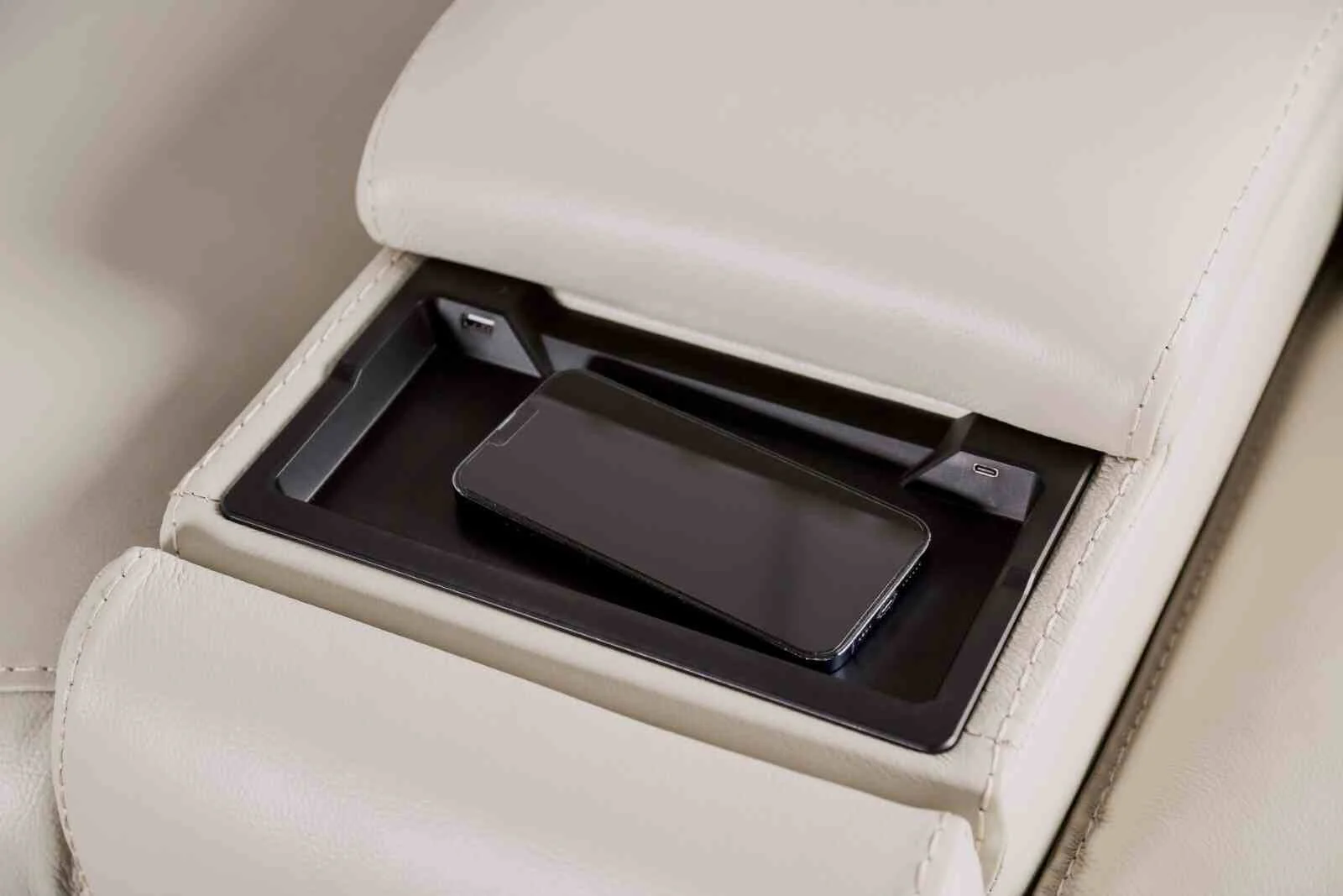 Phineas Power Sofa, Beige - Image 6