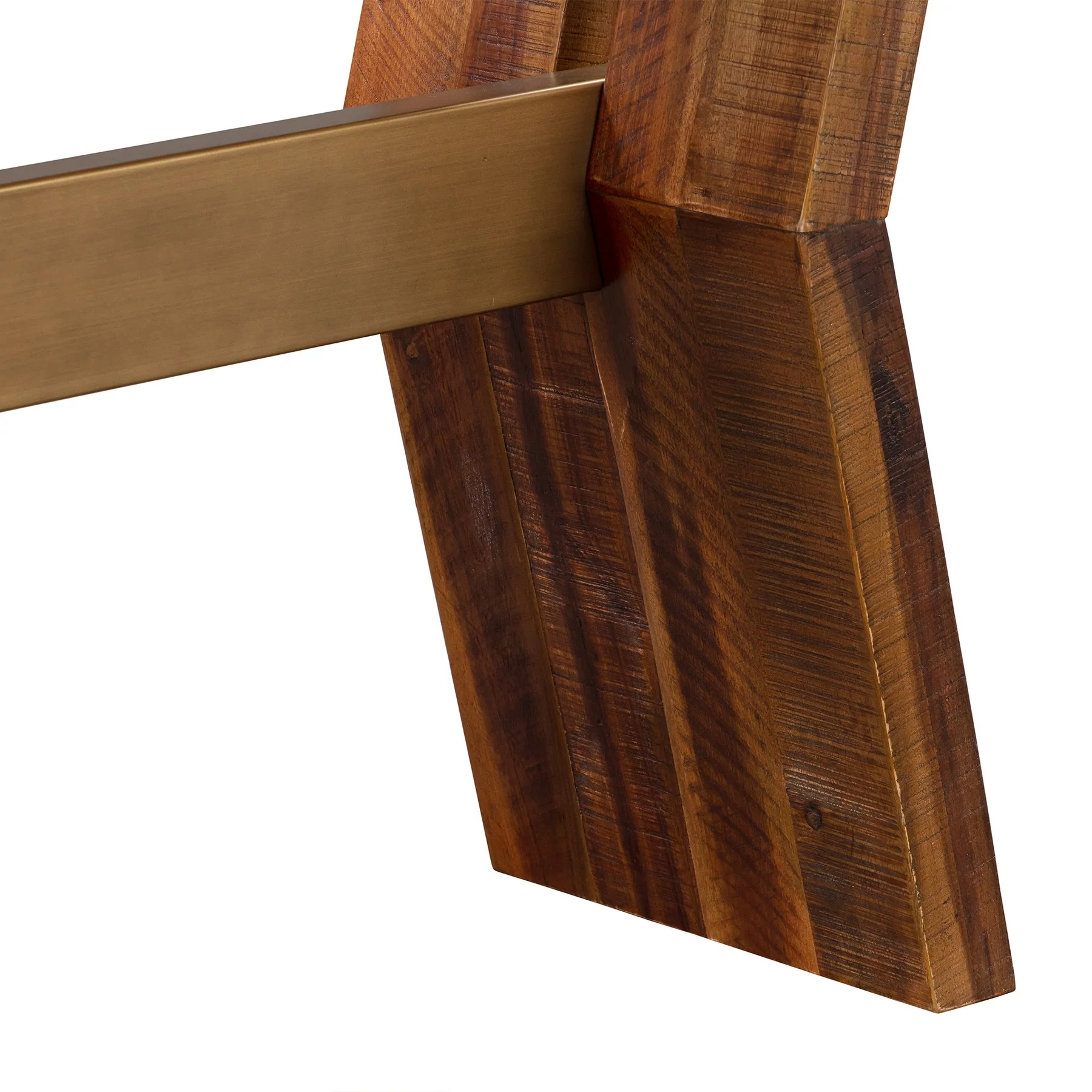 Picadilly Rectangle Console Table in Acacia Wood and Concrete - Image 5