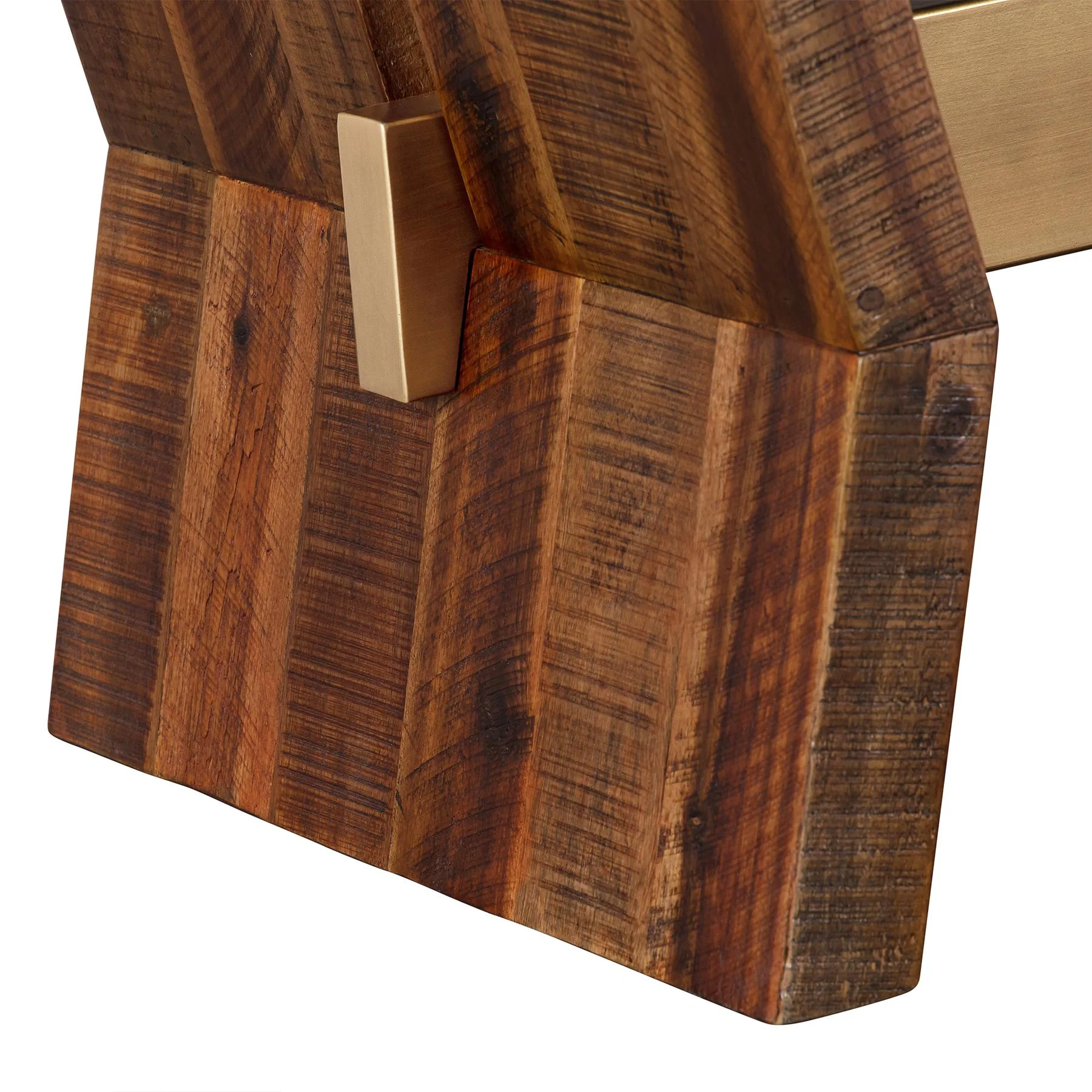 Picadilly Rectangle Dining Table in Acacia Wood and Concrete - Image 5