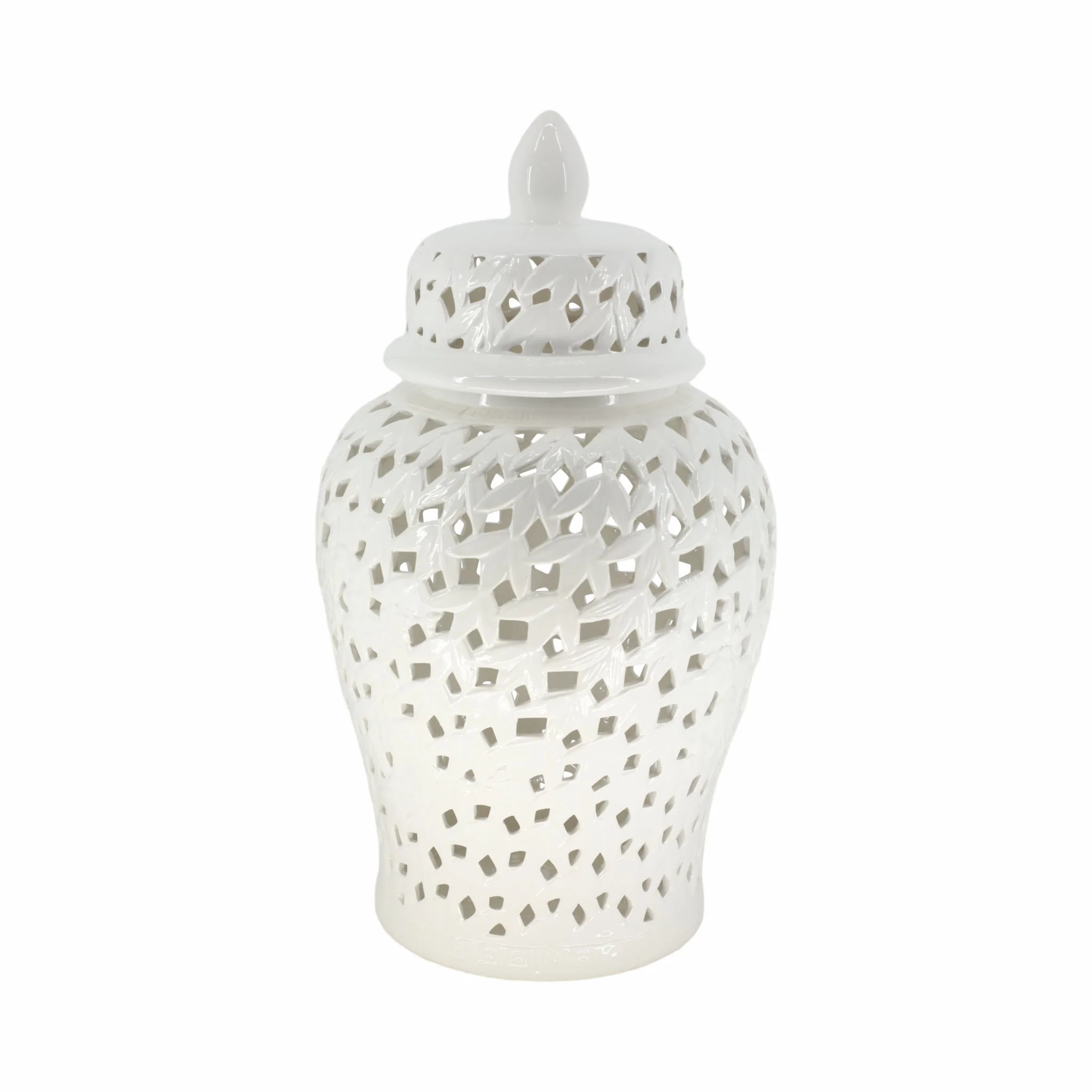Pierced White Temple Jar 24 - Image 2