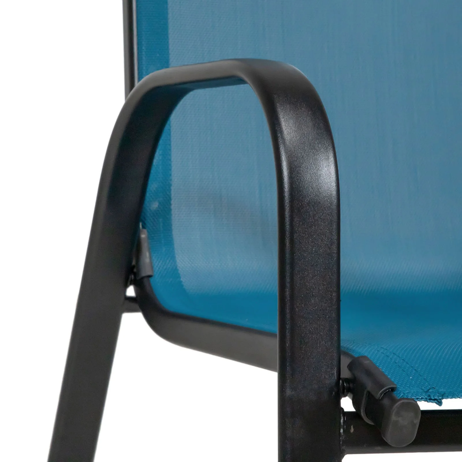 Pierro Stacking Chair (2/Stack), Blue - Image 3