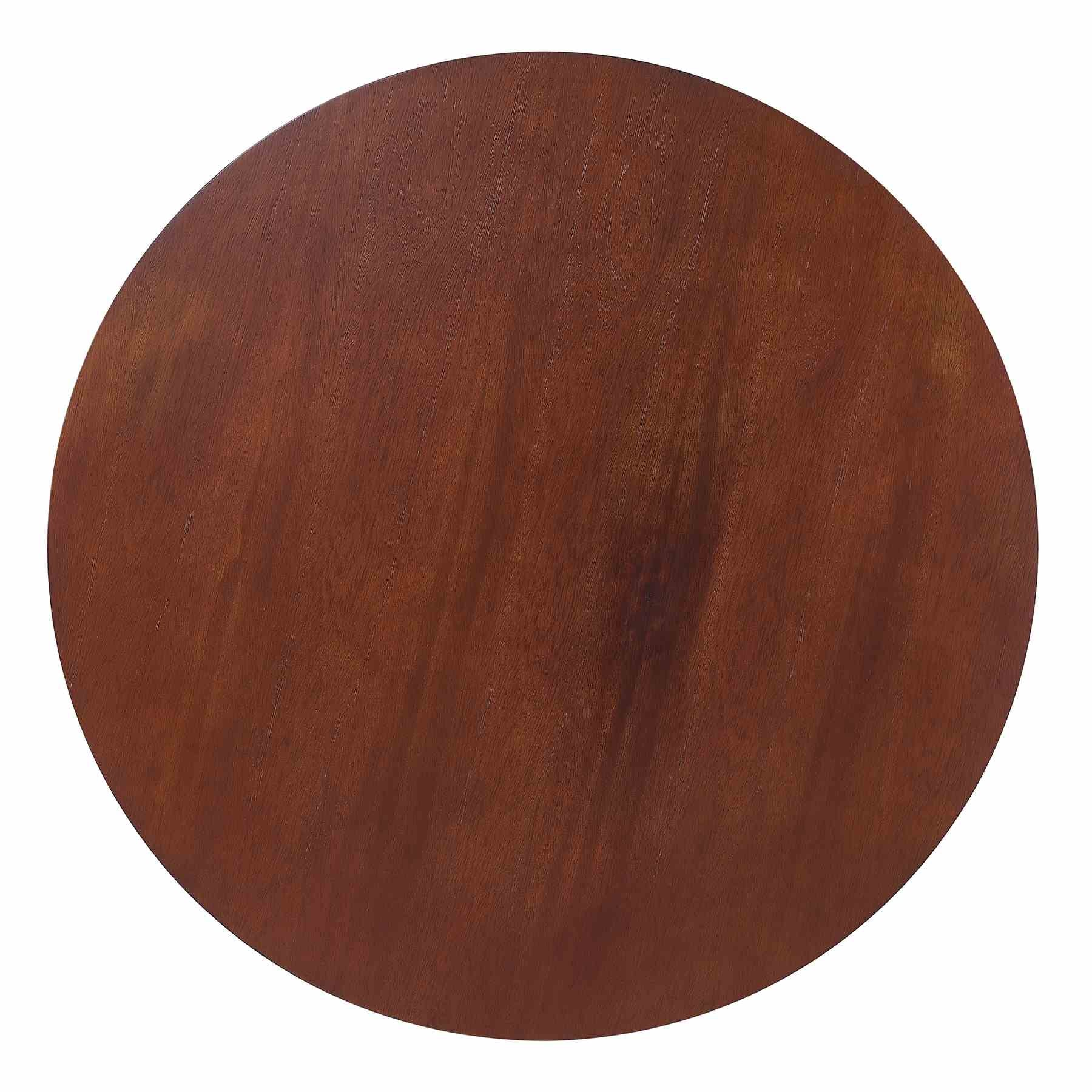 Pike Contemporary Bar Table in Auburn Bay Finish and Sedona Wood Top - Image 3