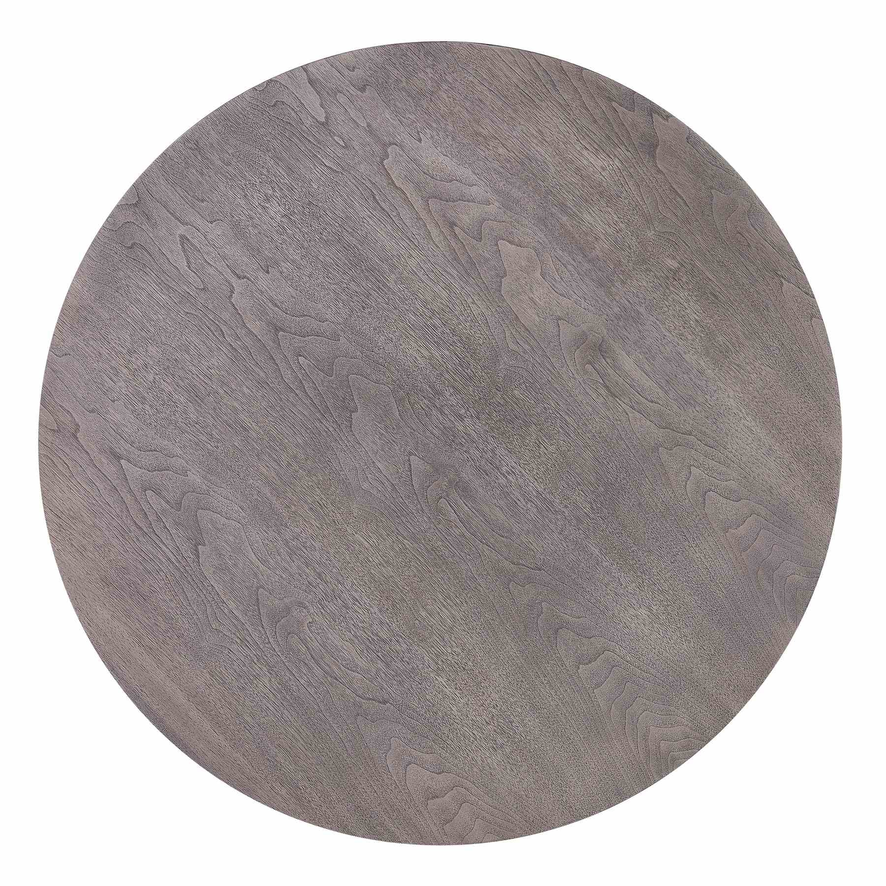 Pike Contemporary Bar Table in Mineral Finish and Gray Walnut Top - Image 3