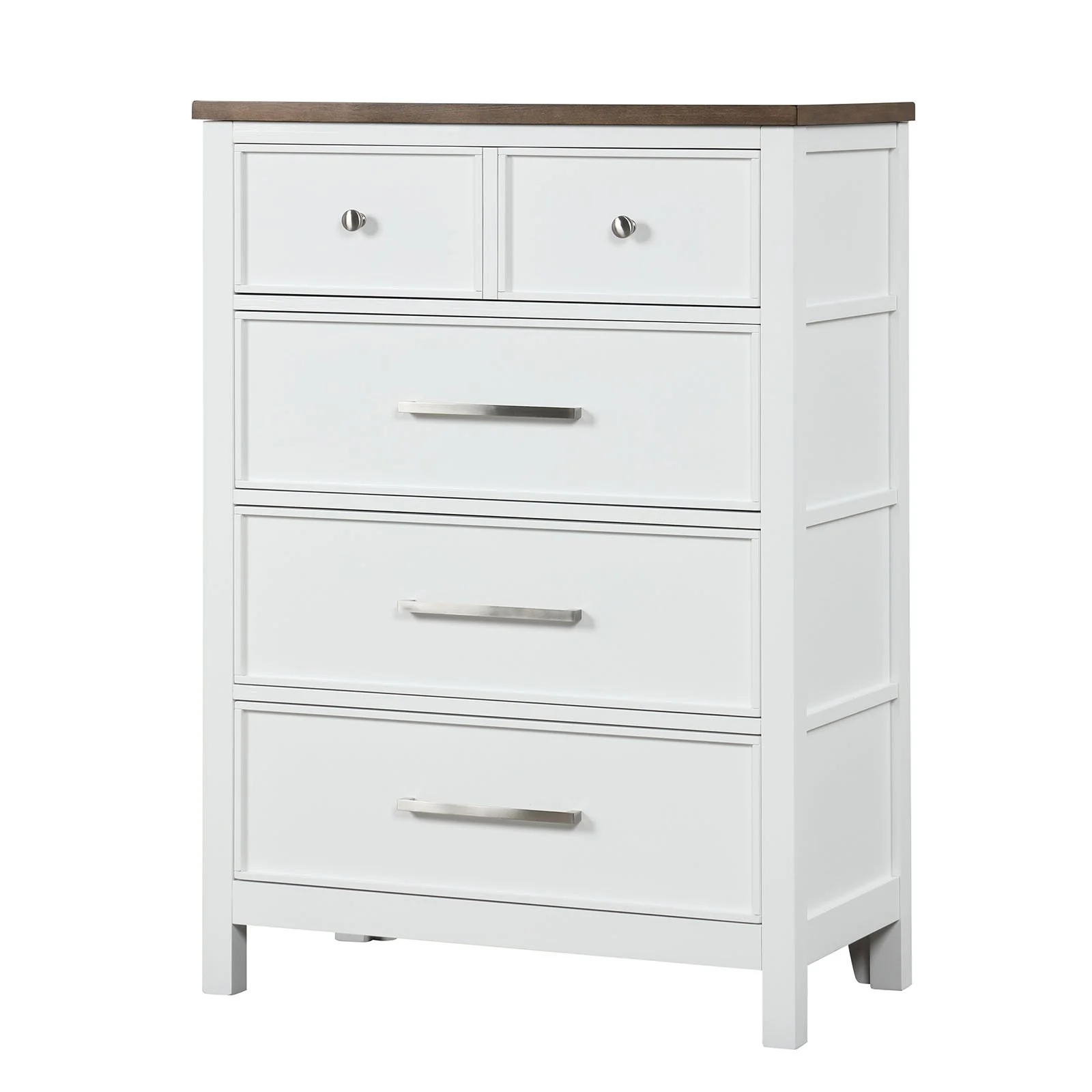 Pinetop Chest, White/Dark Brown - Image 3