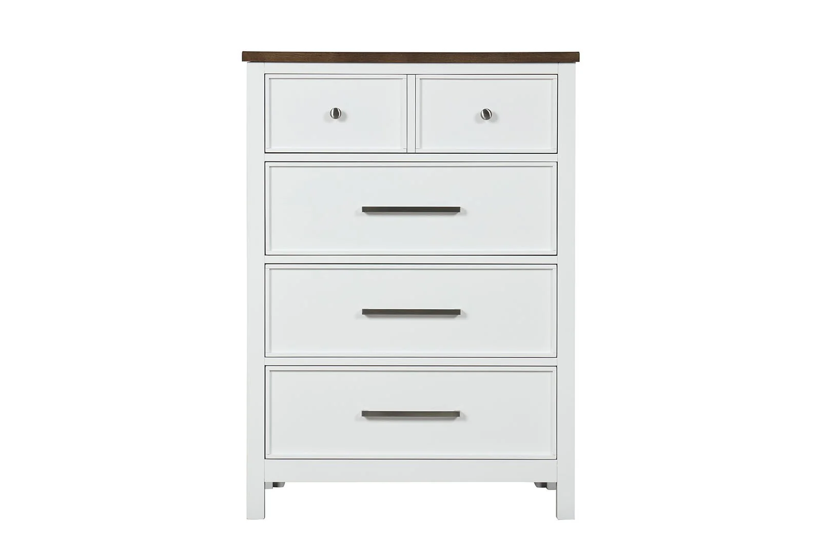 Pinetop Chest, White/Dark Brown - Image 4