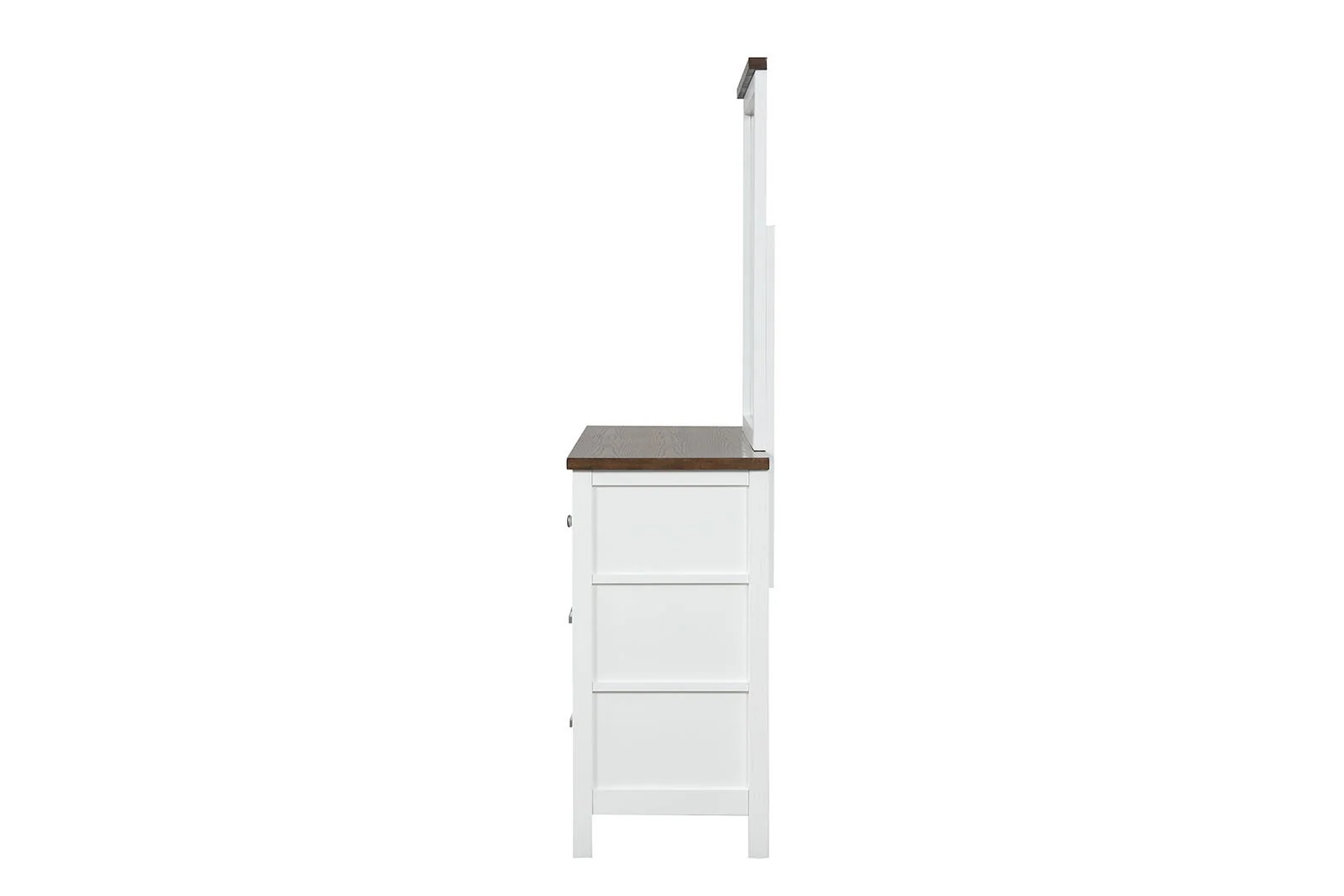 Pinetop Dresser, White/Dark Brown - Image 5
