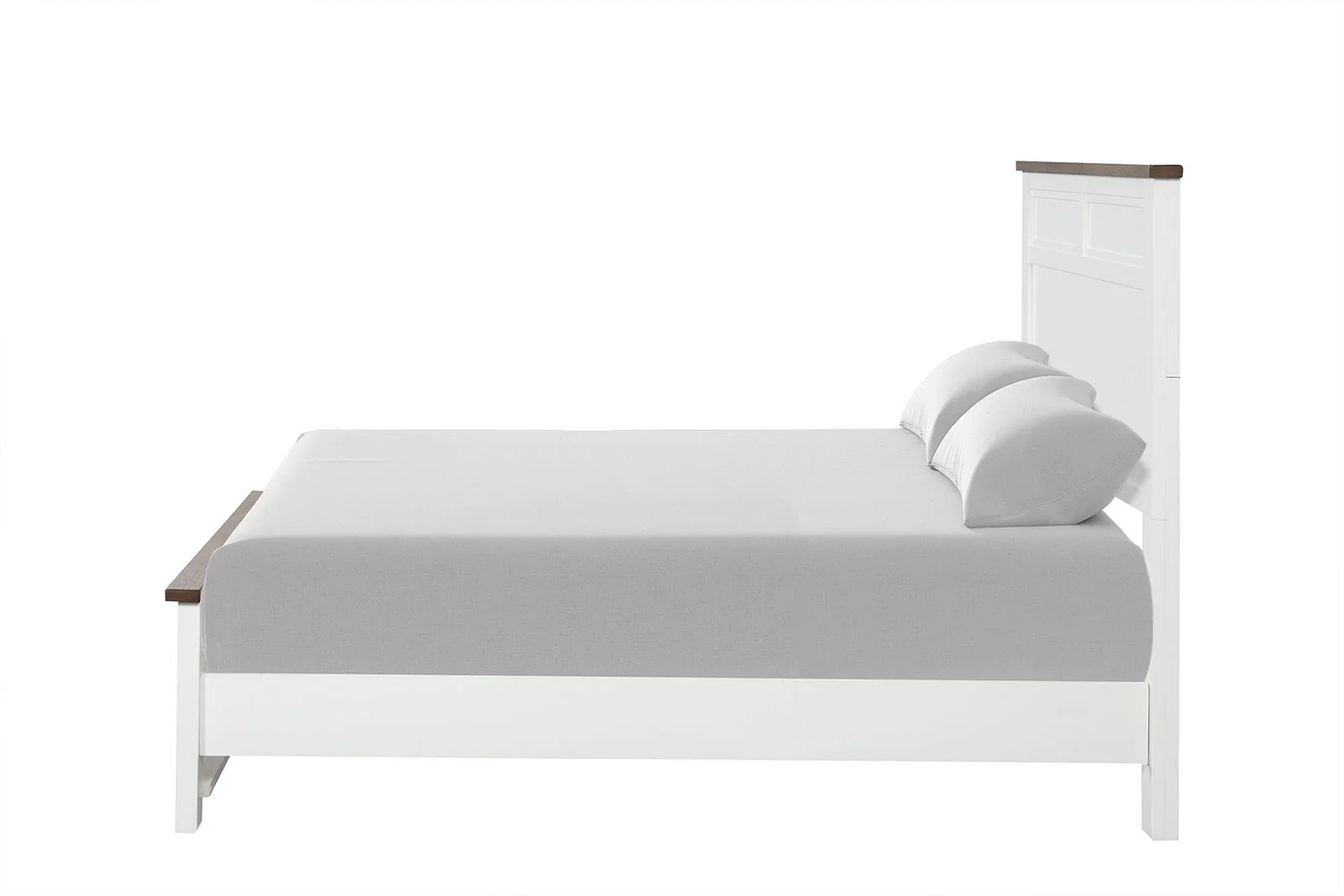 Pinetop Twin Bed, White/Dark Brown - Image 5