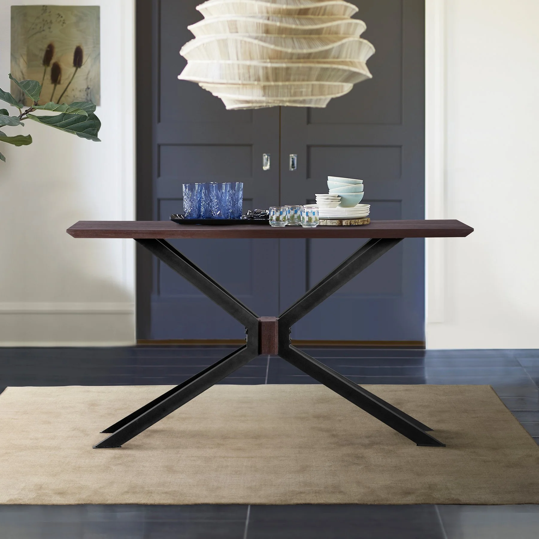 Pirate Acacia Modern Console Table - Image 5