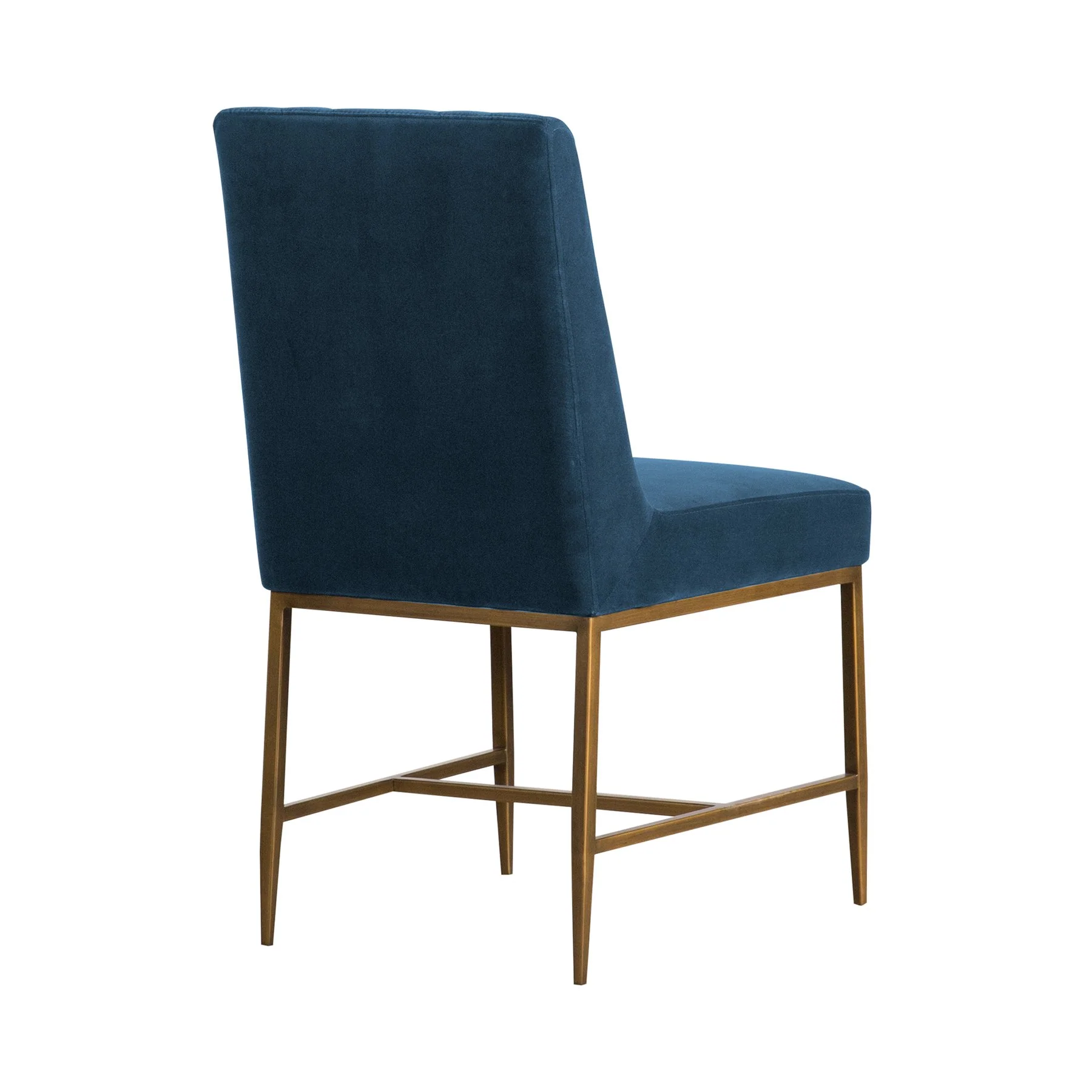 Pirate and Blue Velvet Memphis 5 Piece Modern Dining Set - Image 5