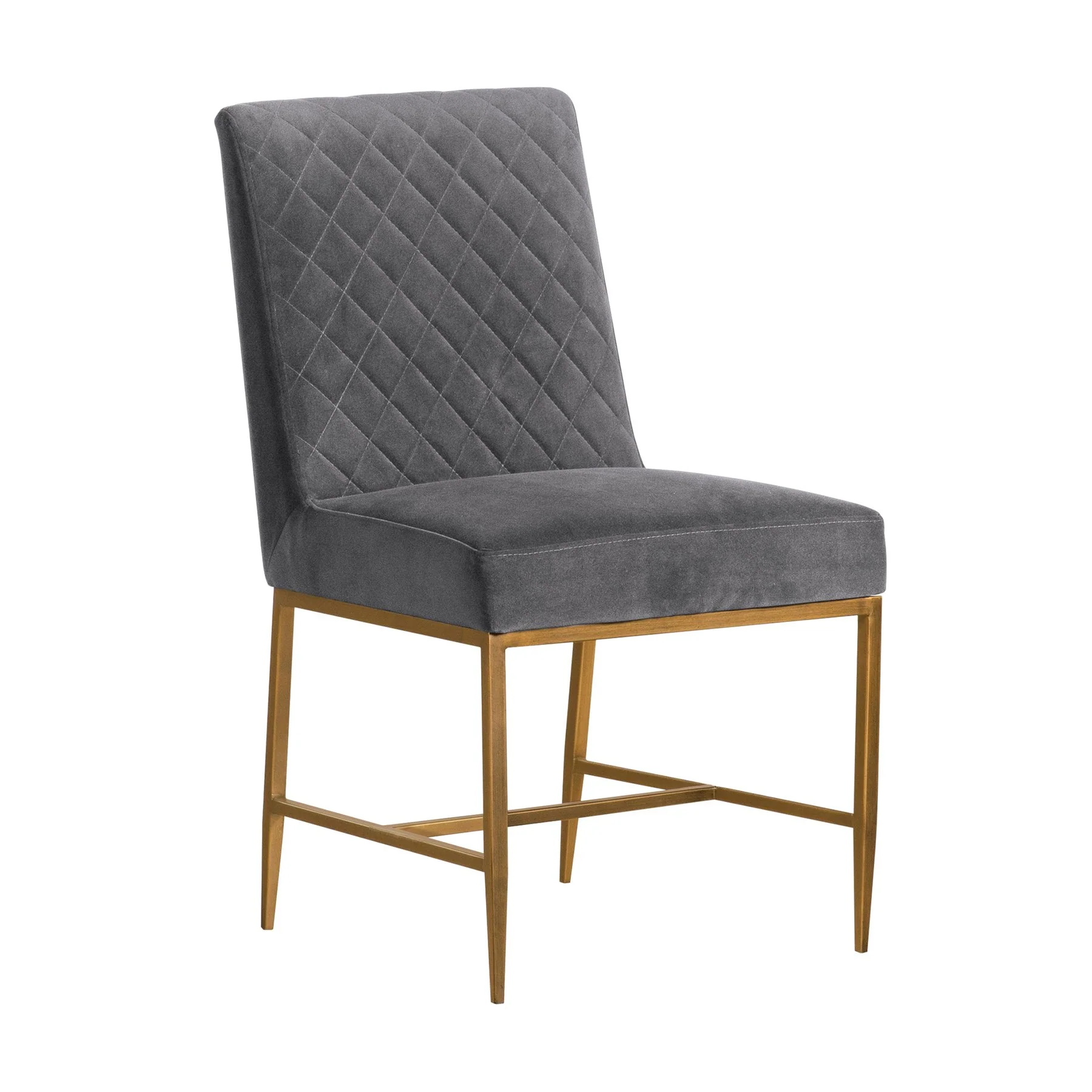 Pirate and Gray Velvet Memphis 5 Piece Modern Dining Set - Image 4