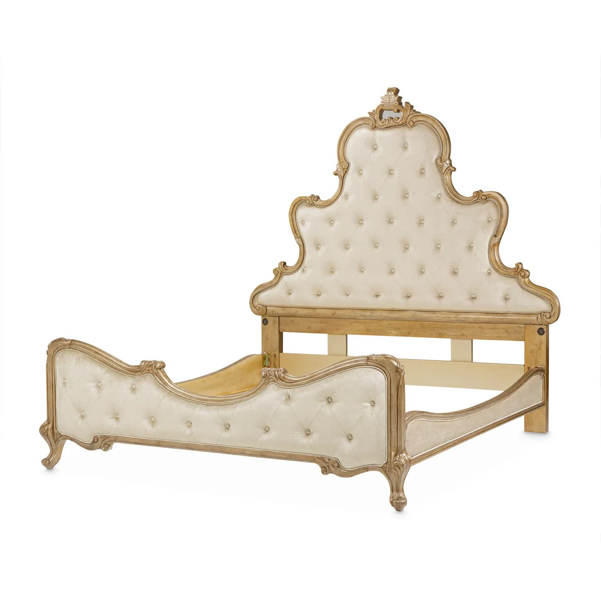 Platine de Royale Eastern King Panel Bed - Antique Platinum - Image 2
