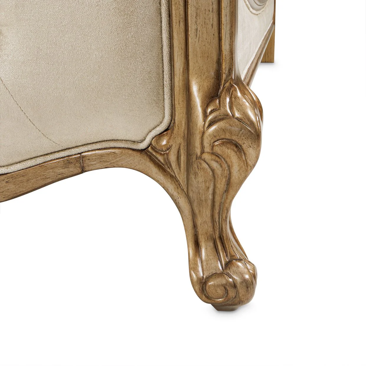 Platine de Royale Eastern King Panel Bed - Antique Platinum - Image 6