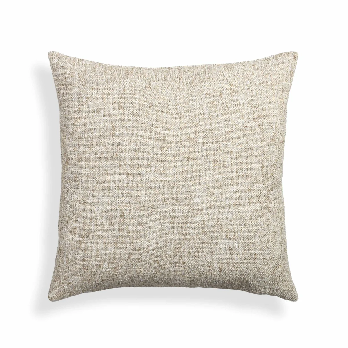Poh Washed Beige Boucle 20" Square Accent Pillow - Image 2