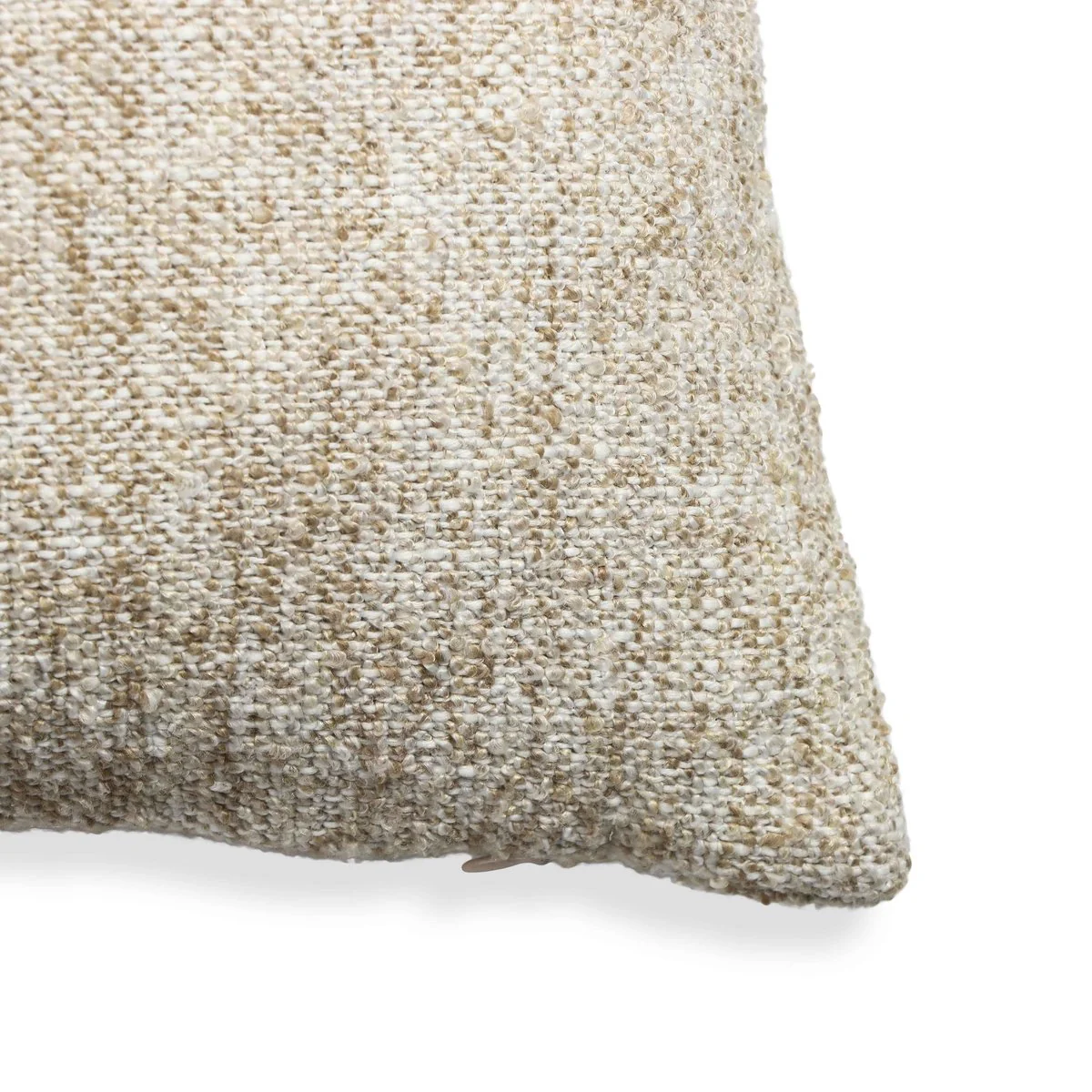Poh Washed Beige Boucle 20" Square Accent Pillow - Image 9