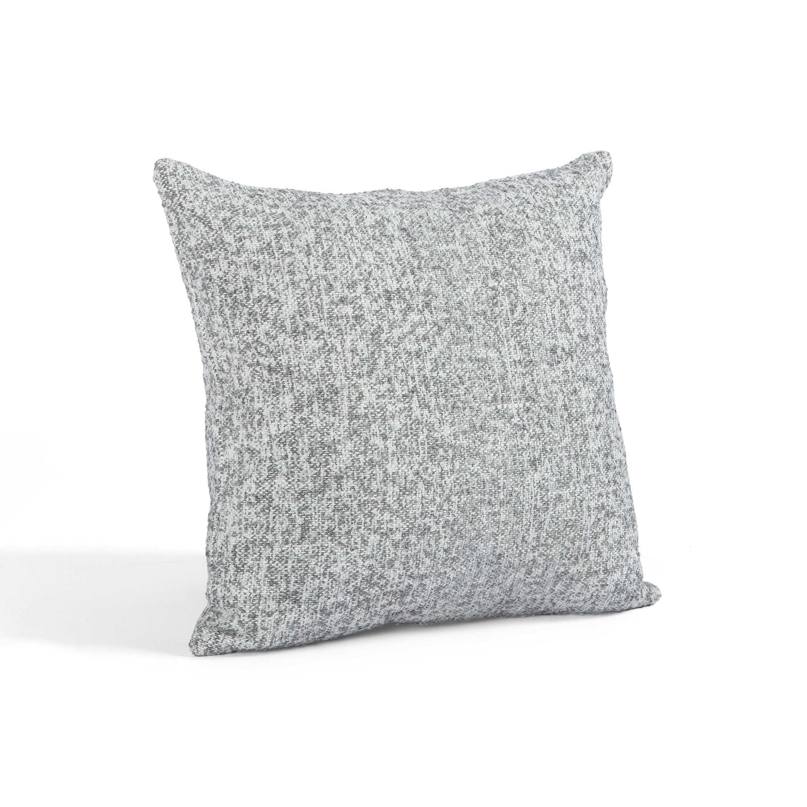 Poh Washed Grey Boucle 16" Square Accent Pillow - Image 3