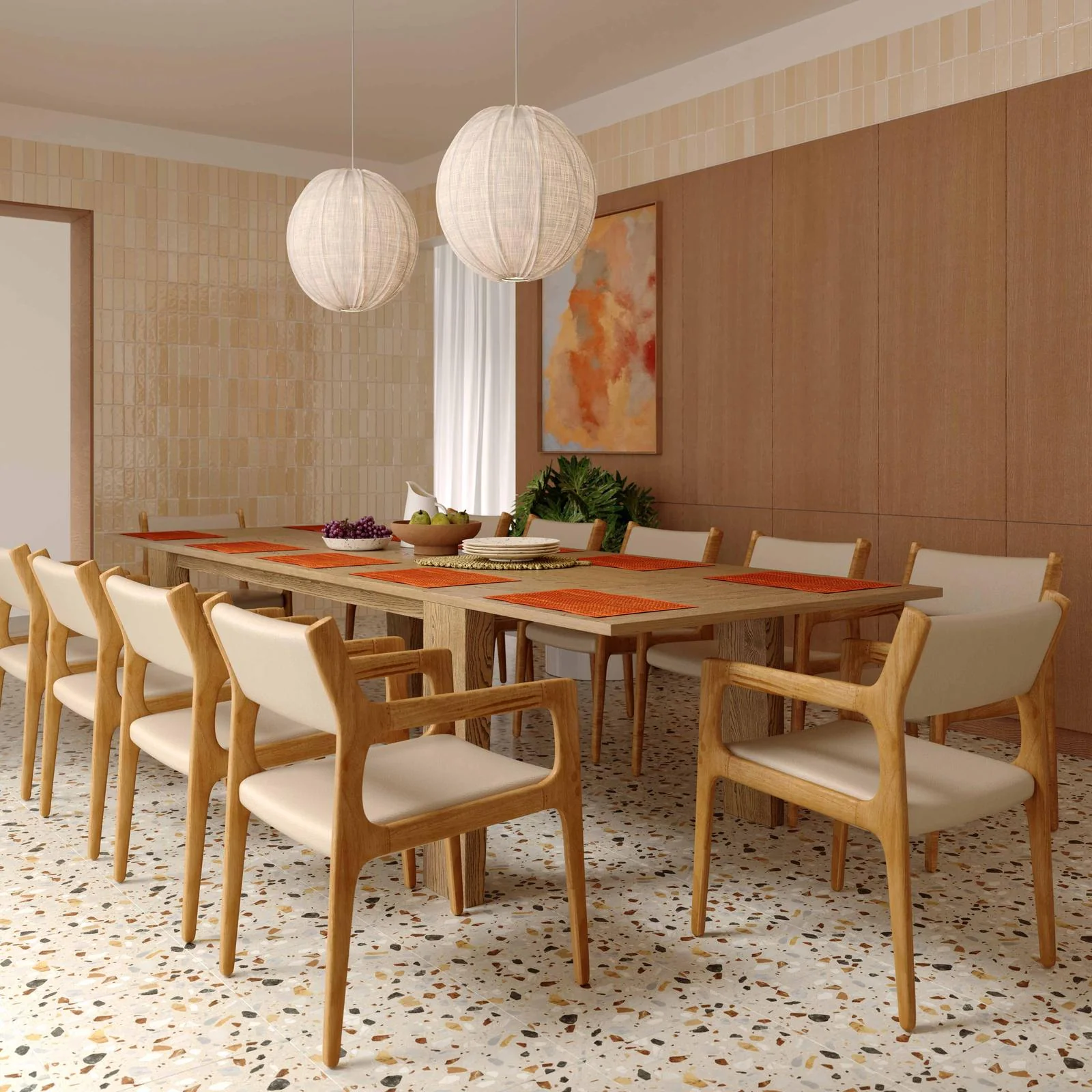 Polly Natural Ash Extendable Rectangular Dining Table - Image 2
