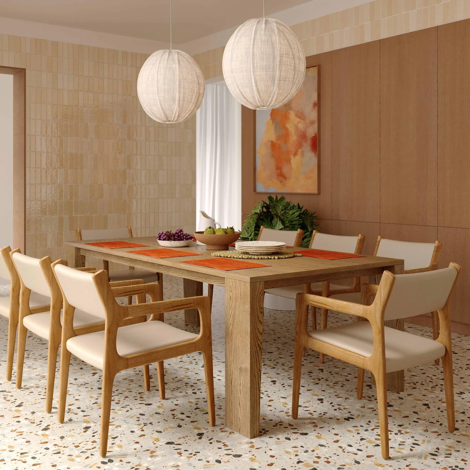 Polly Natural Ash Extendable Rectangular Dining Table - Image 9