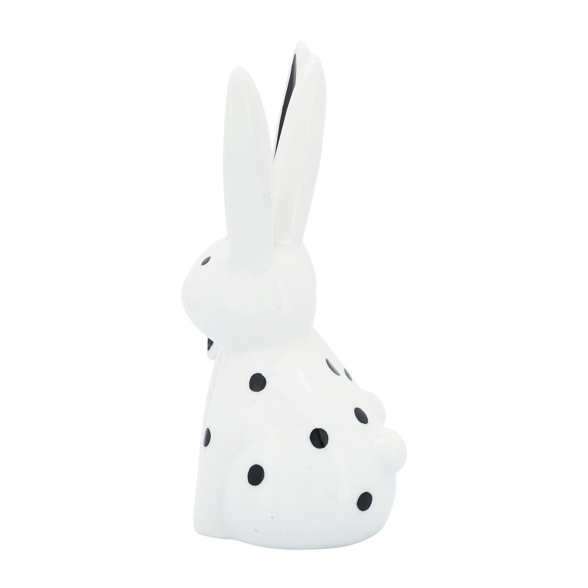Porcelain, 7"h Kissing Bunnies, White - Image 3