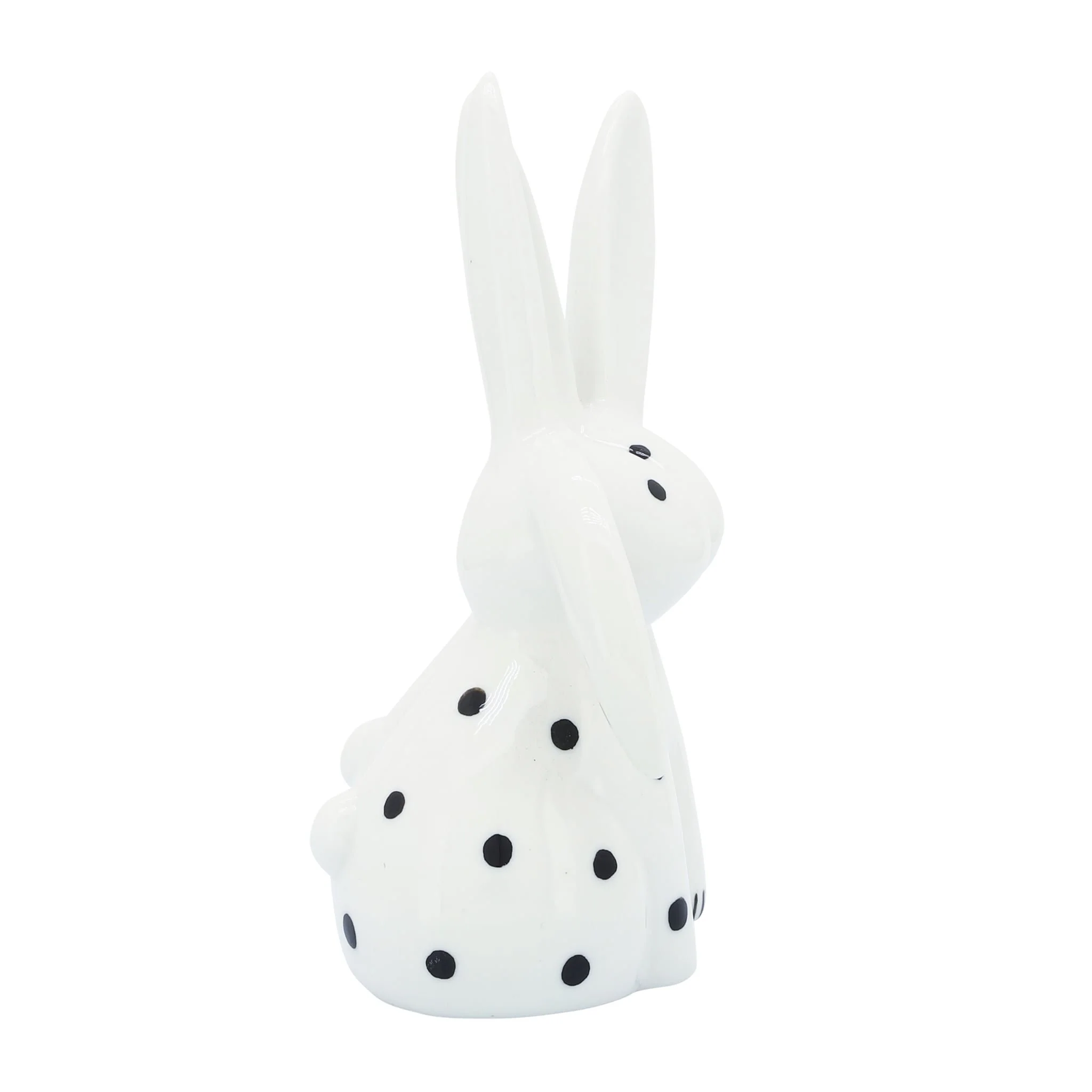 Porcelain, 7"h Kissing Bunnies, White - Image 4