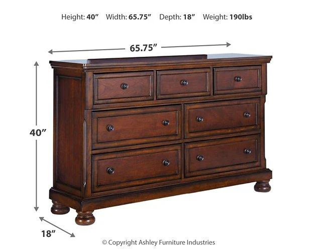 Porter Dresser and Mirror - Image 8