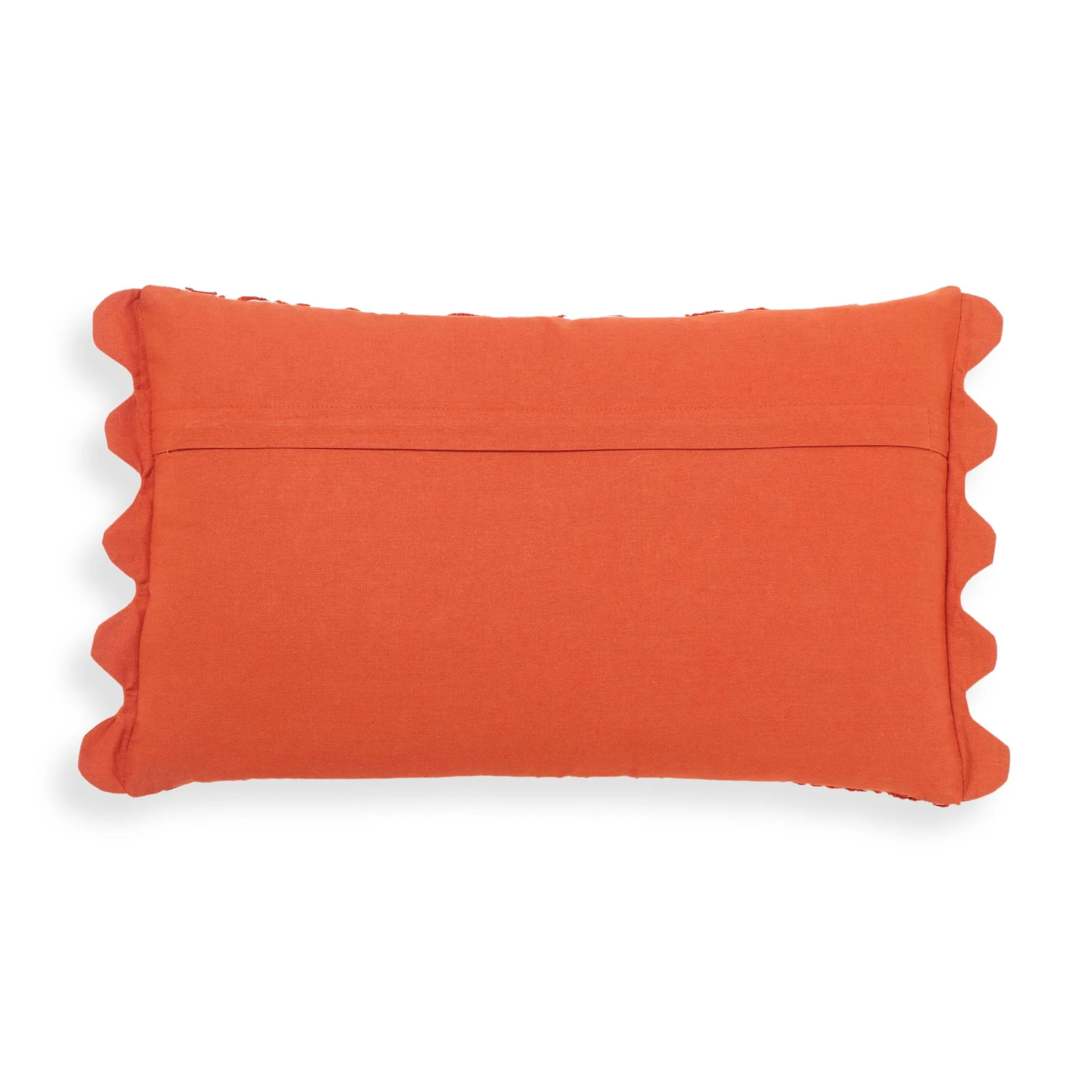 Portia Orange Embroidered Cotton Flex 20 x 12 inch Accent Cushion - Image 11