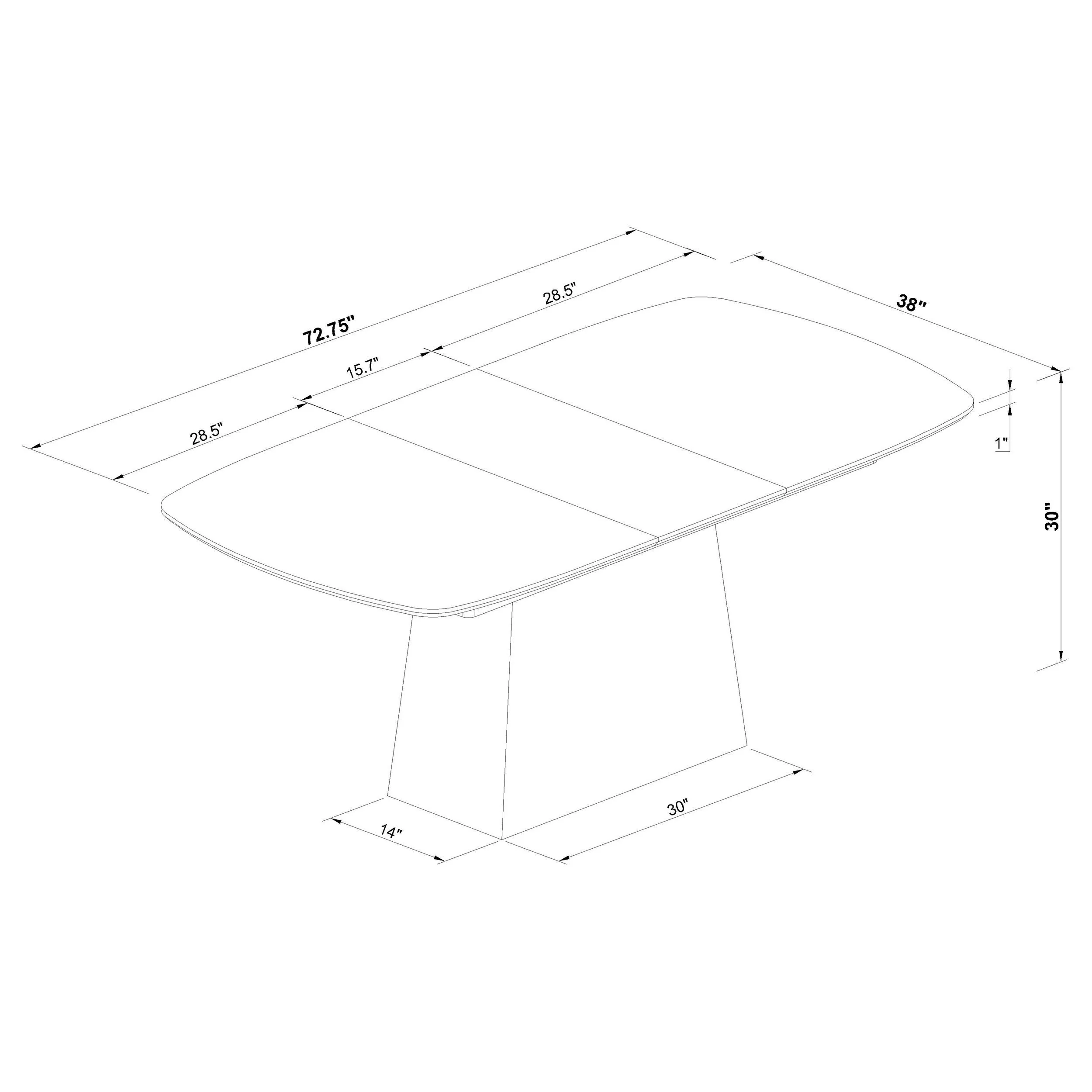 Potero Extension Dining Table - Image 8