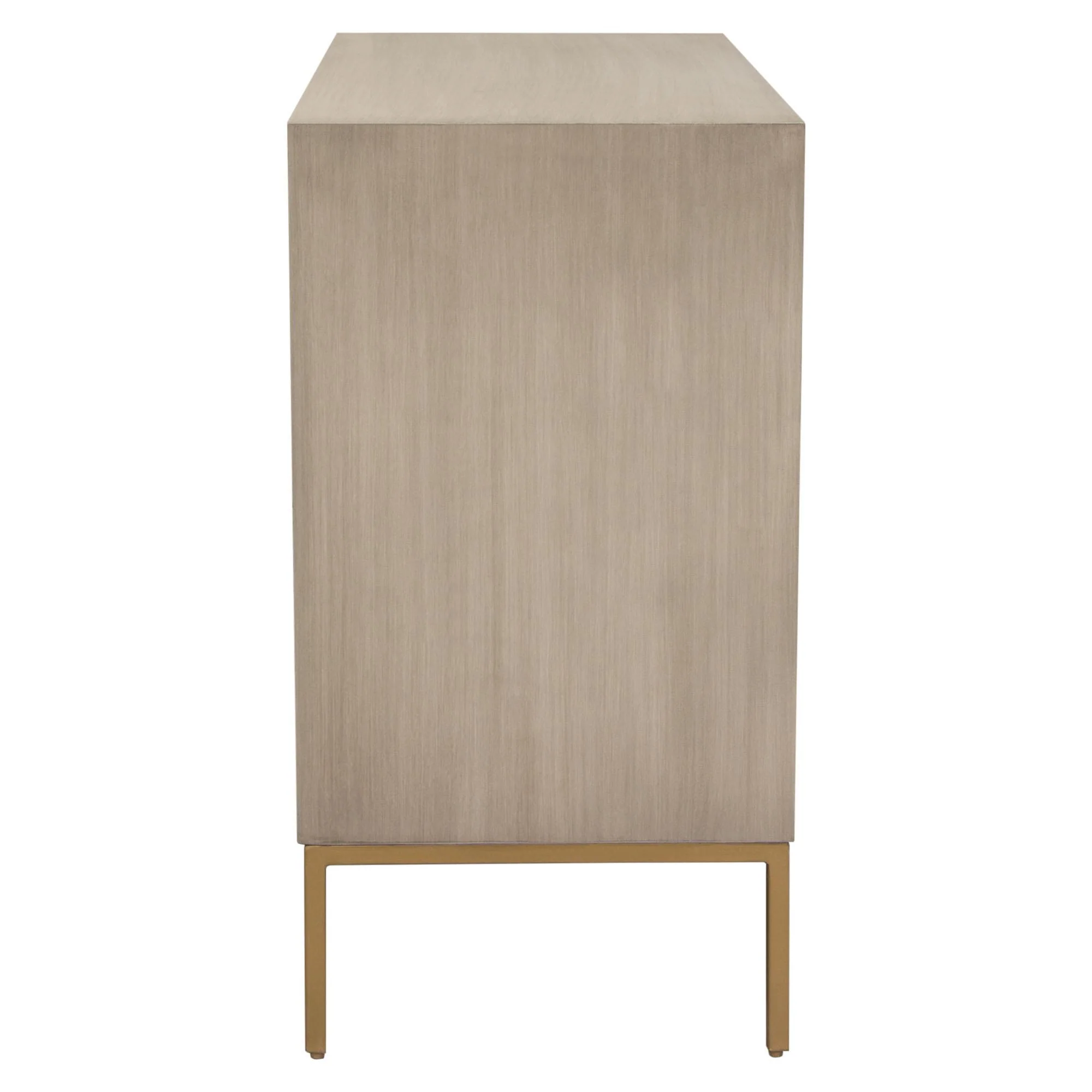 Prisma 2-Door Accent Cabinet w/ Dyed Bone Inlay Sunburst w/ Brass Legs by Diamond Sofa - Image 5