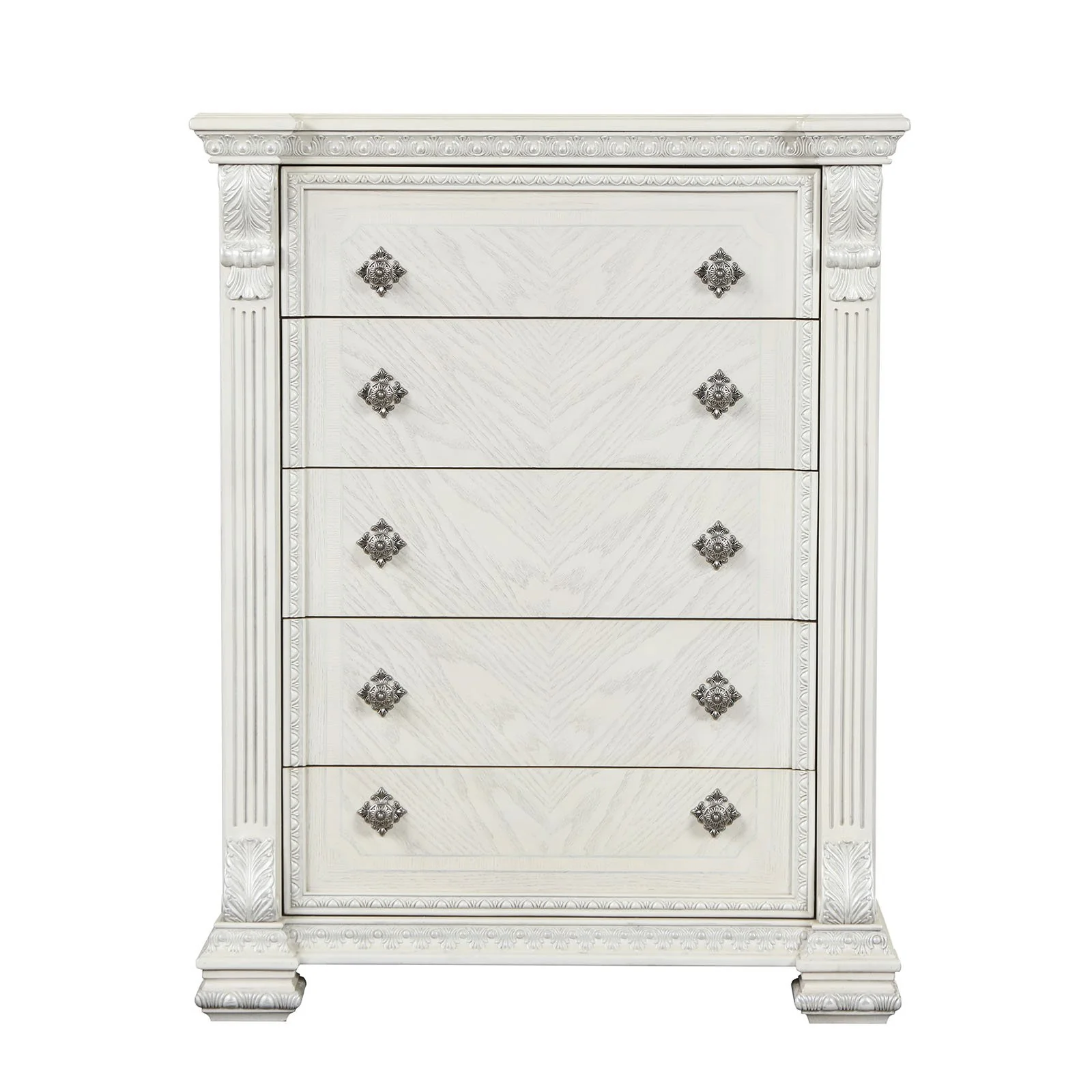 Promenade Chest, Wire Brushed White - Image 6