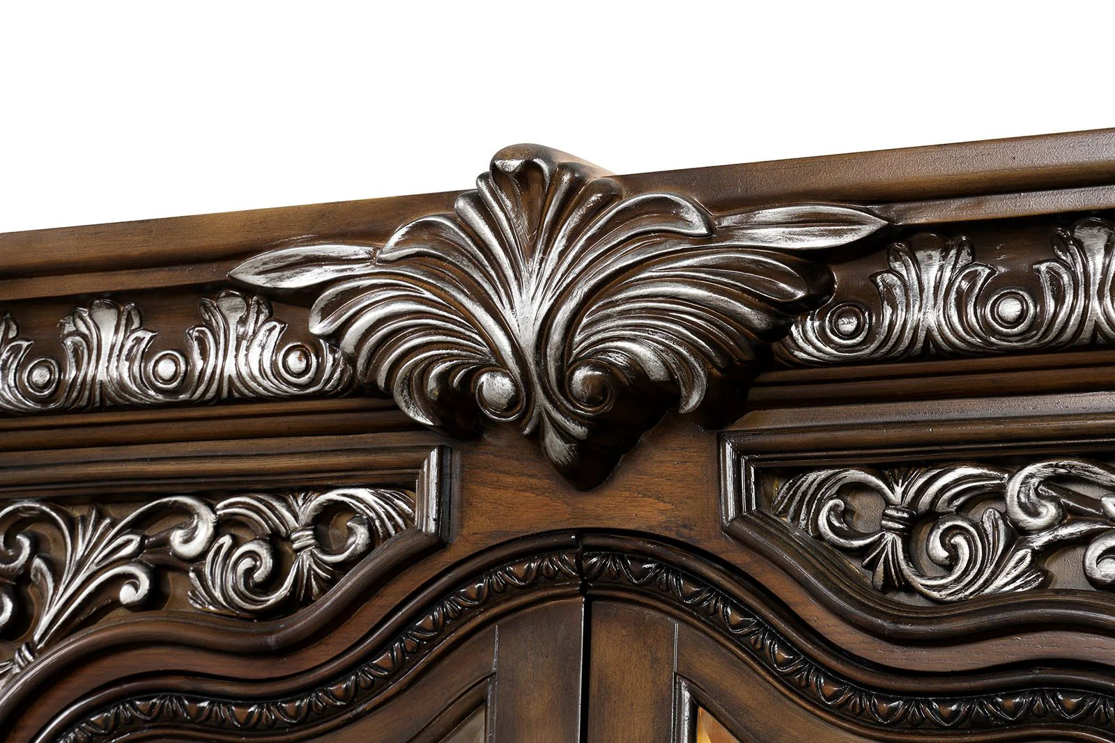 Promenade Curio Cabinet, Dark Brown - Image 3