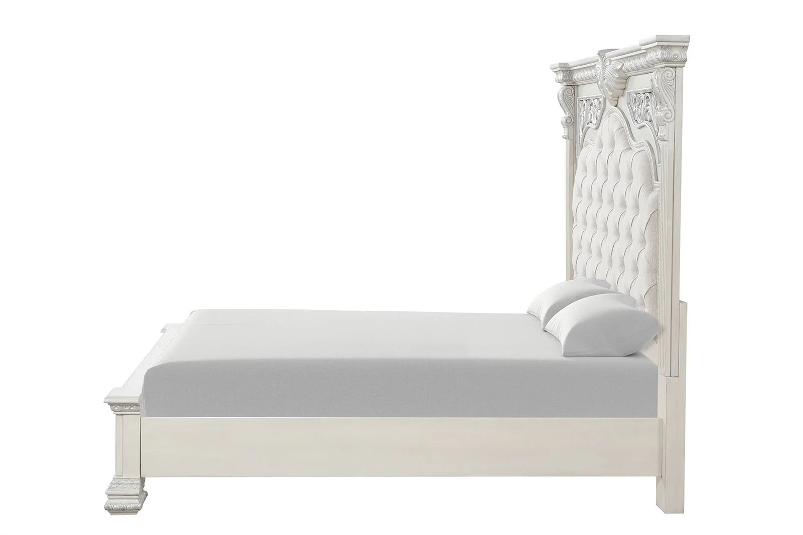 Promenade E.King Bed, Wire Brushed White - Image 6