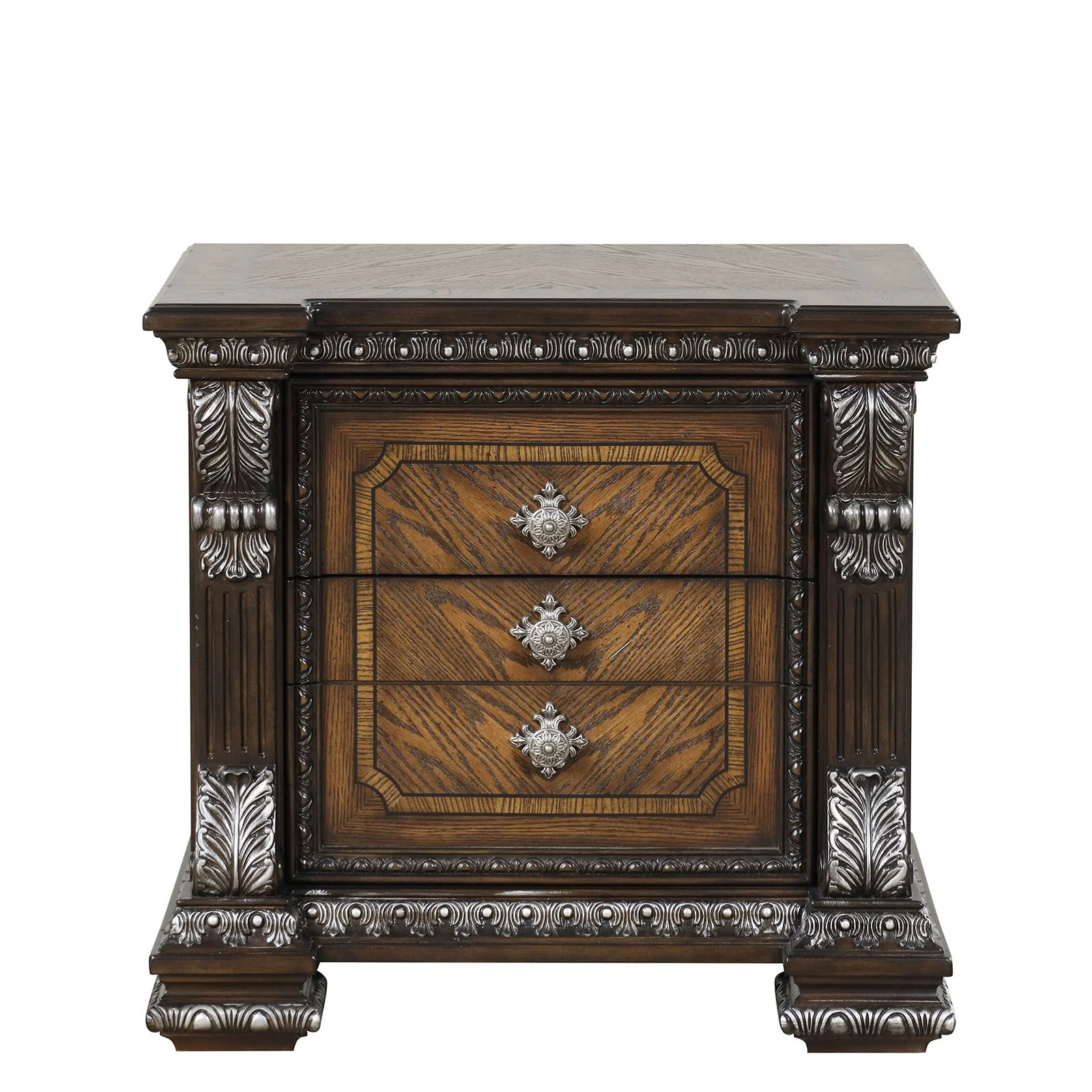 Promenade Nightstand w/ Hidden Drawer USB A-C, Espresso - Image 3