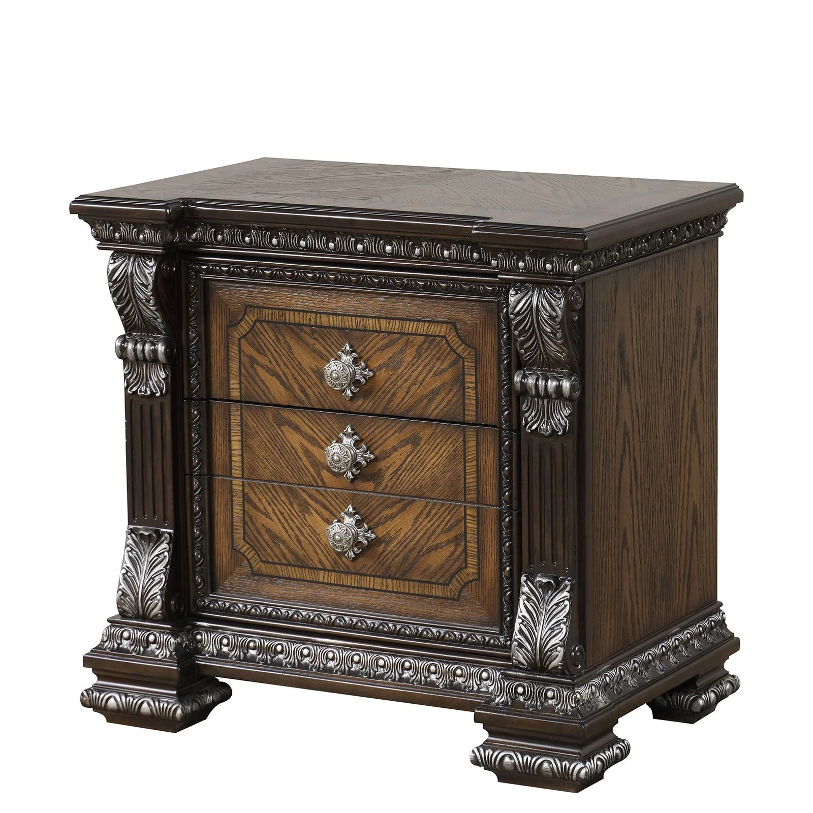 Promenade Nightstand w/ Hidden Drawer USB A-C, Espresso - Image 4