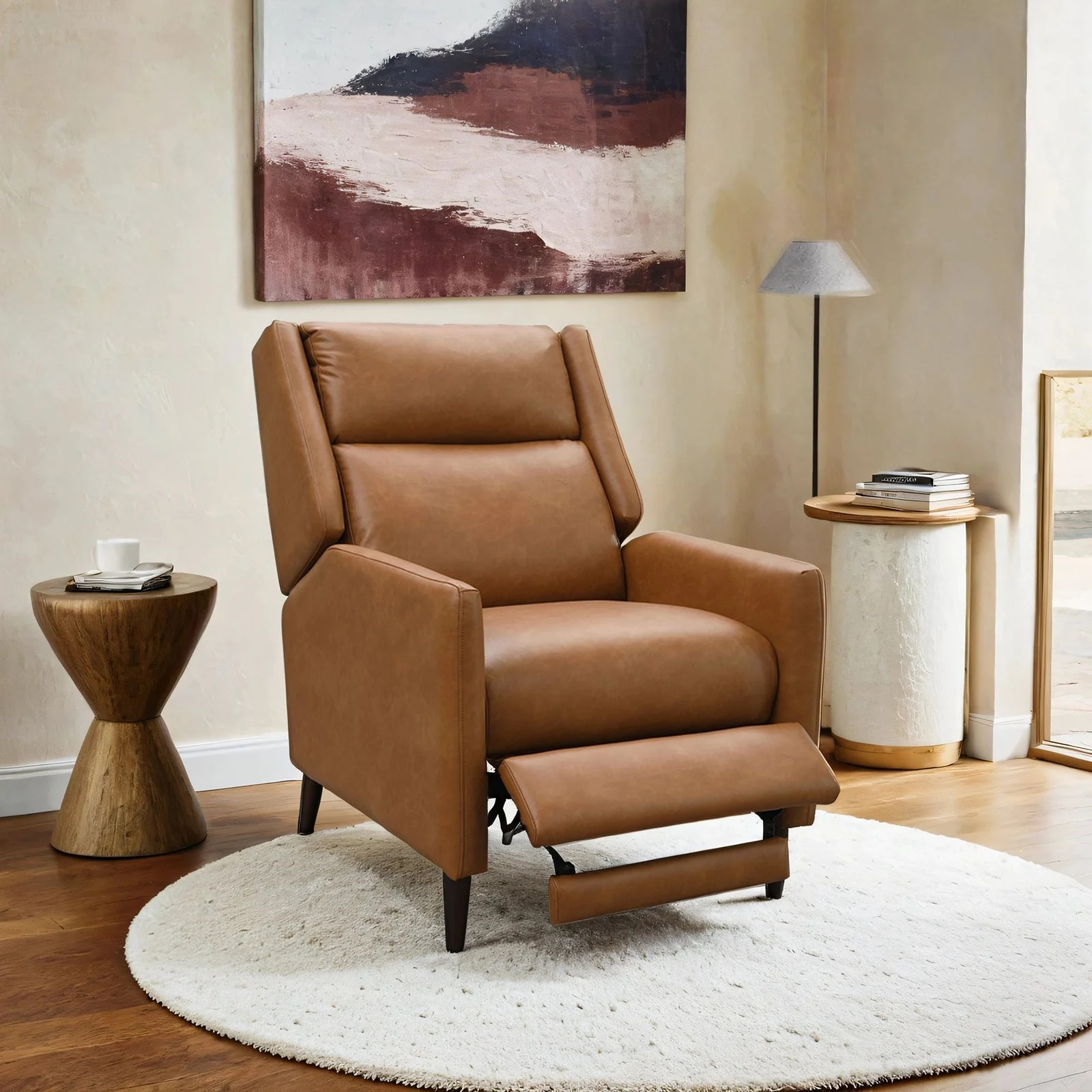 Psyche Pushback Recliner, Brown - Image 2