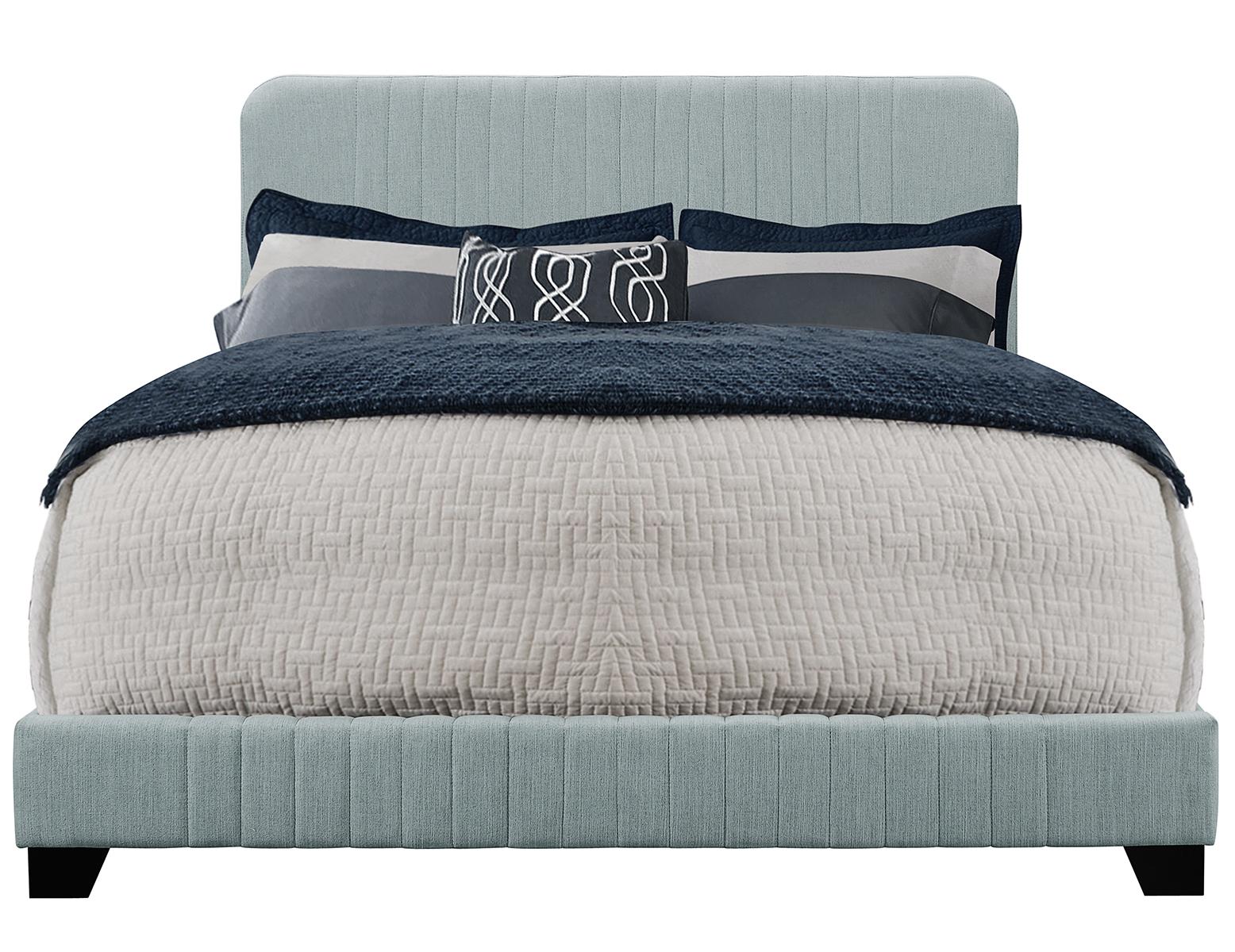 Pulaski ACH All-In-One King Channeled Bed in Blue - Image 2