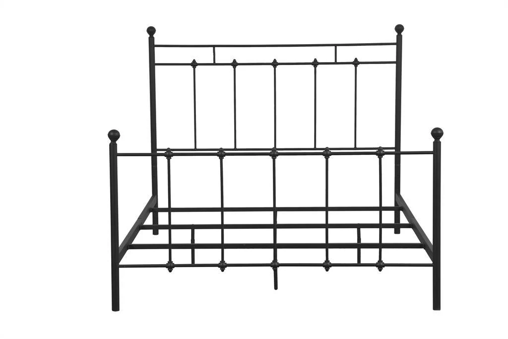 Pulaski All-in-One Black "Shaker" Metal Queen Bed - Image 2