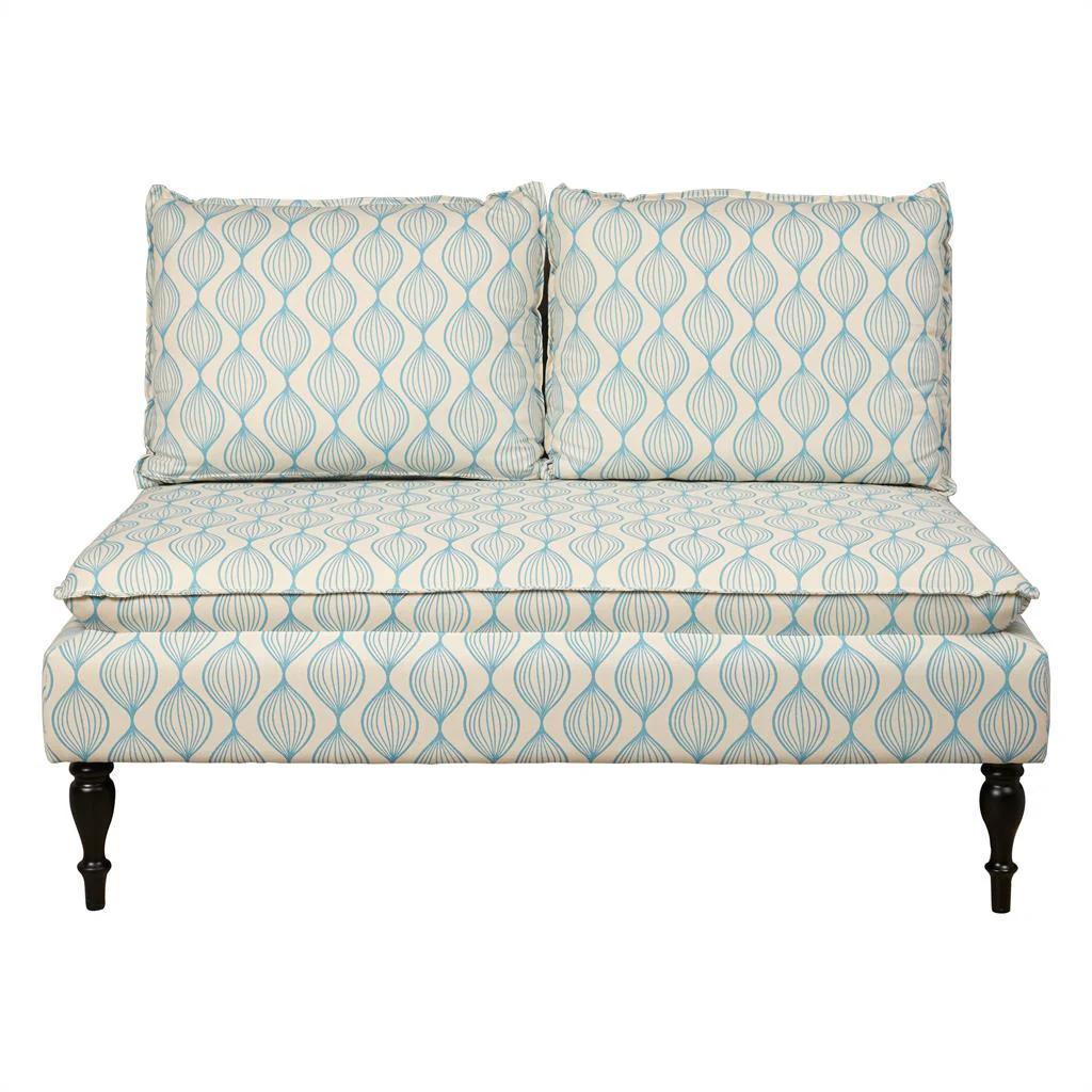 Pulaski Banquette Upholstered - Pattern Blue - Image 2