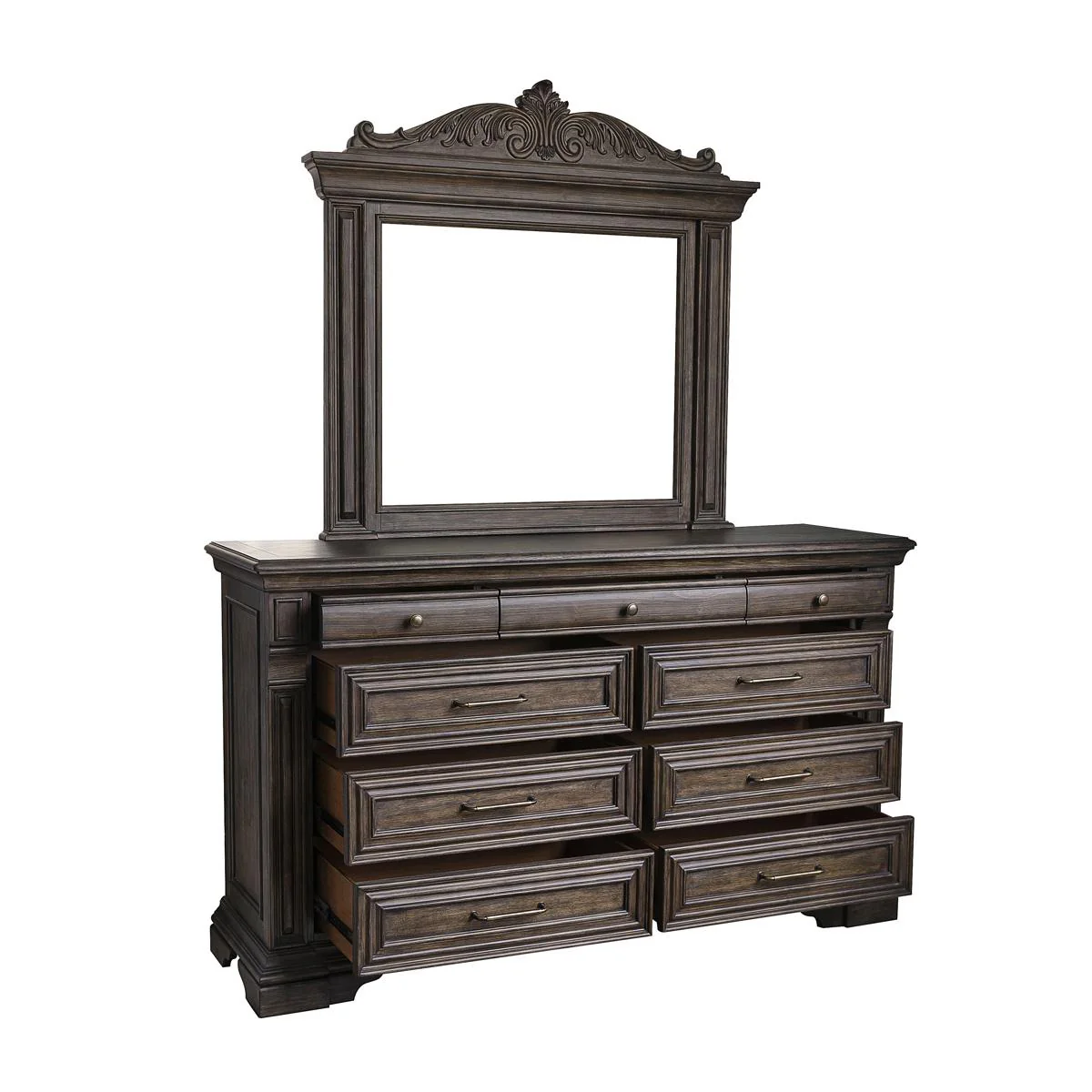 Pulaski Bedford Heights Mirror in Estate Brown - Image 5
