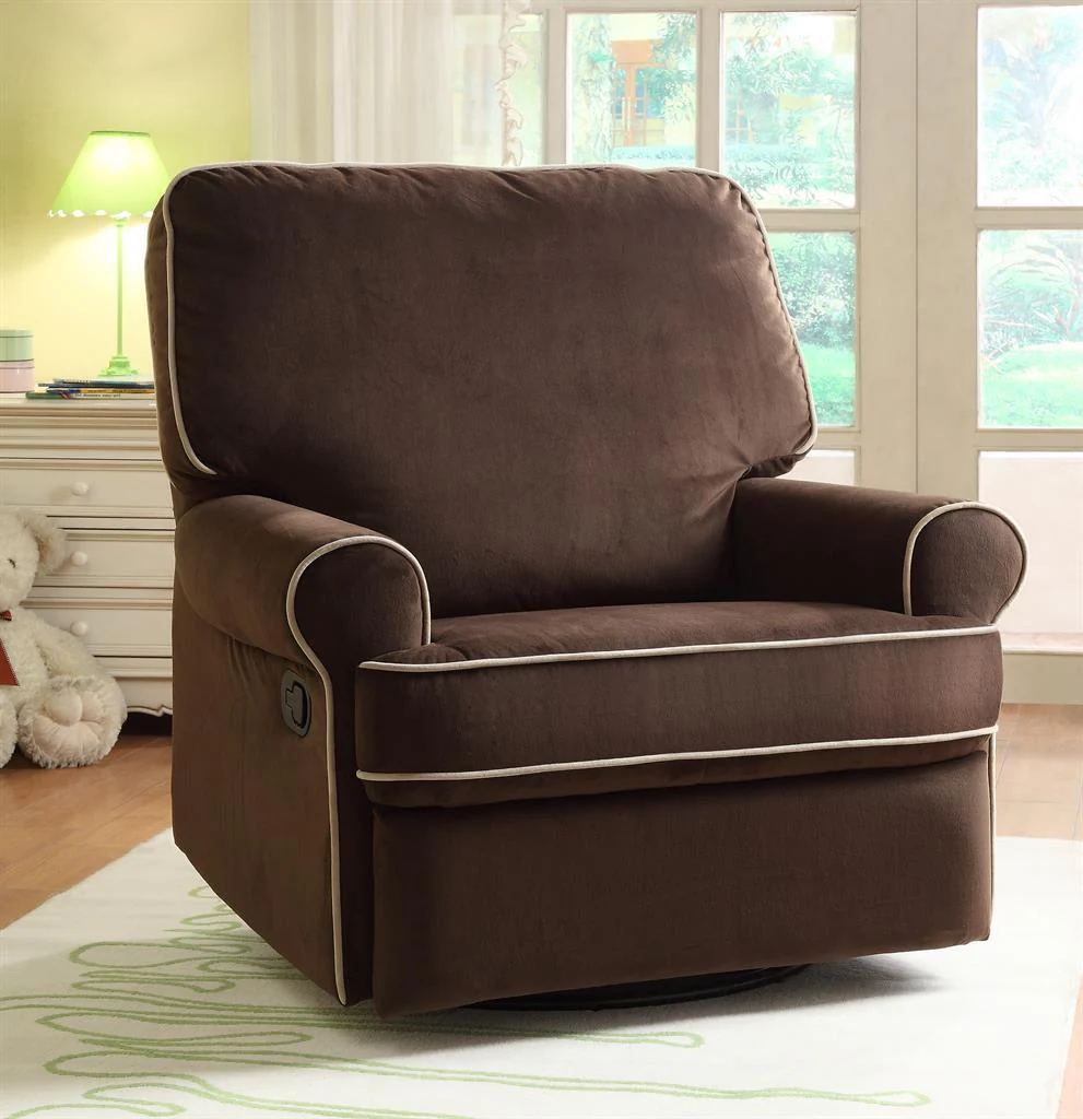 Pulaski Birch Hill Swivel/Glider Recliner - Stella Cofee Doe Piping - Image 4