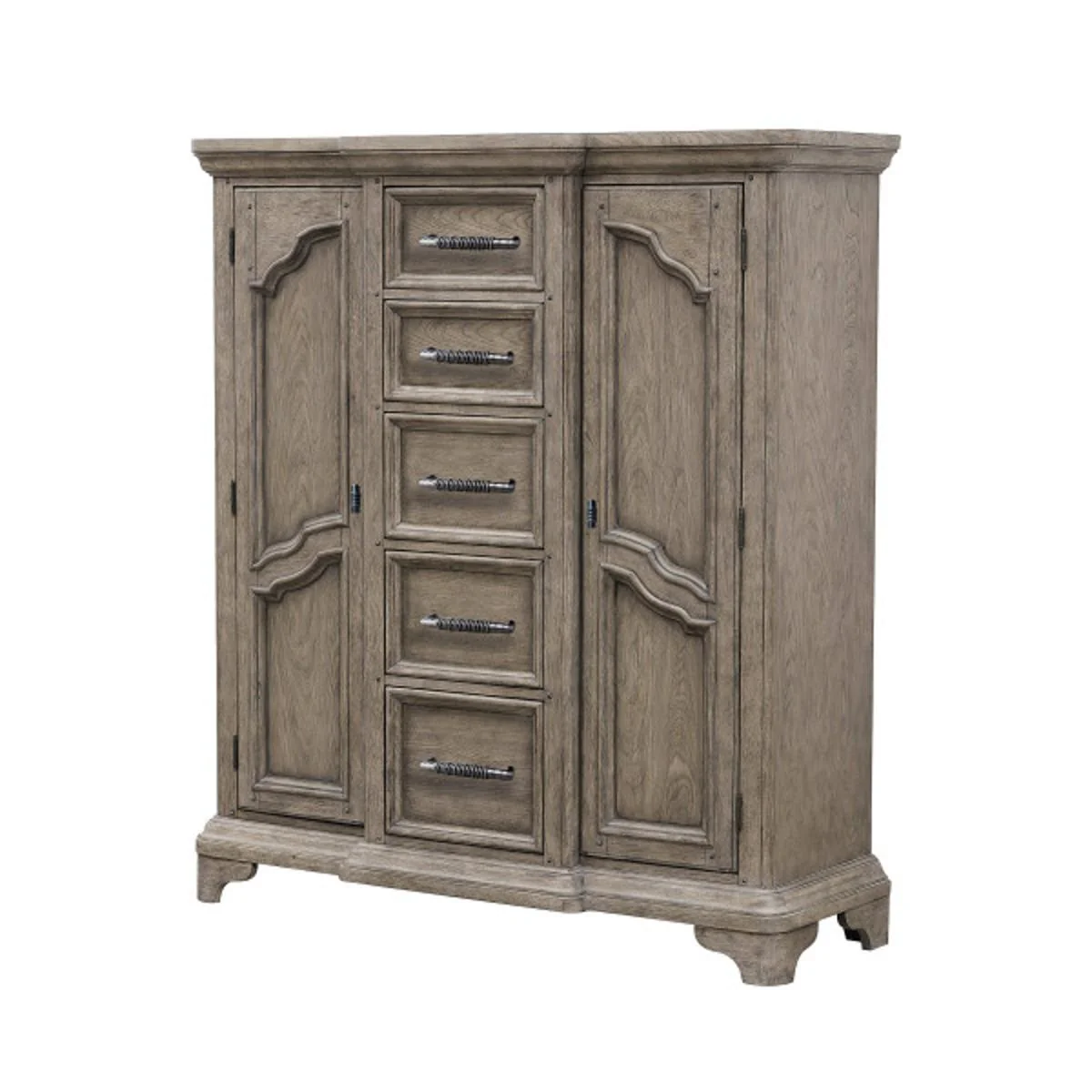 Pulaski Bristol Drawer Door Chest in Elm Brown - Image 3