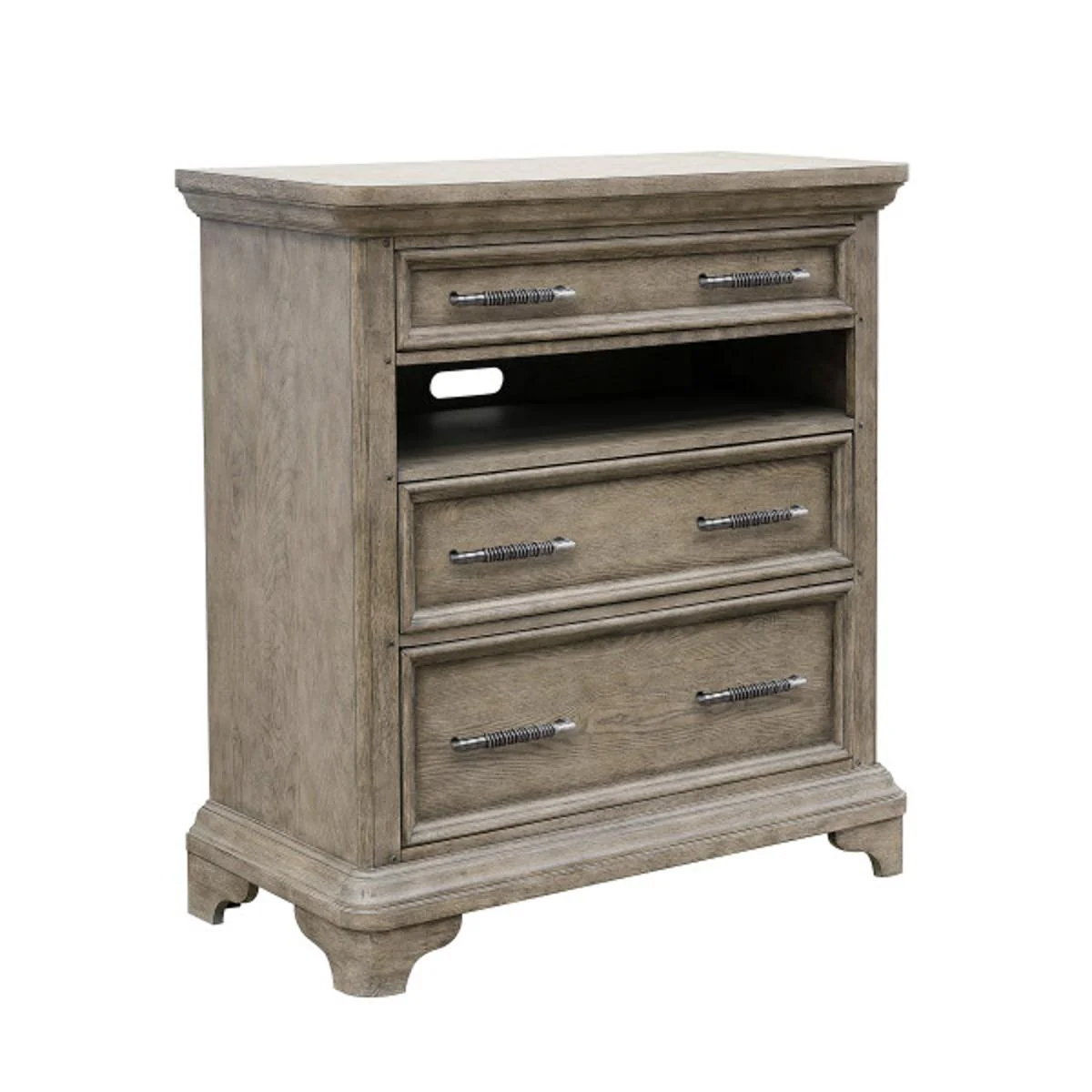 Pulaski Bristol Drawer Media Chest in Elm Brown - Image 2
