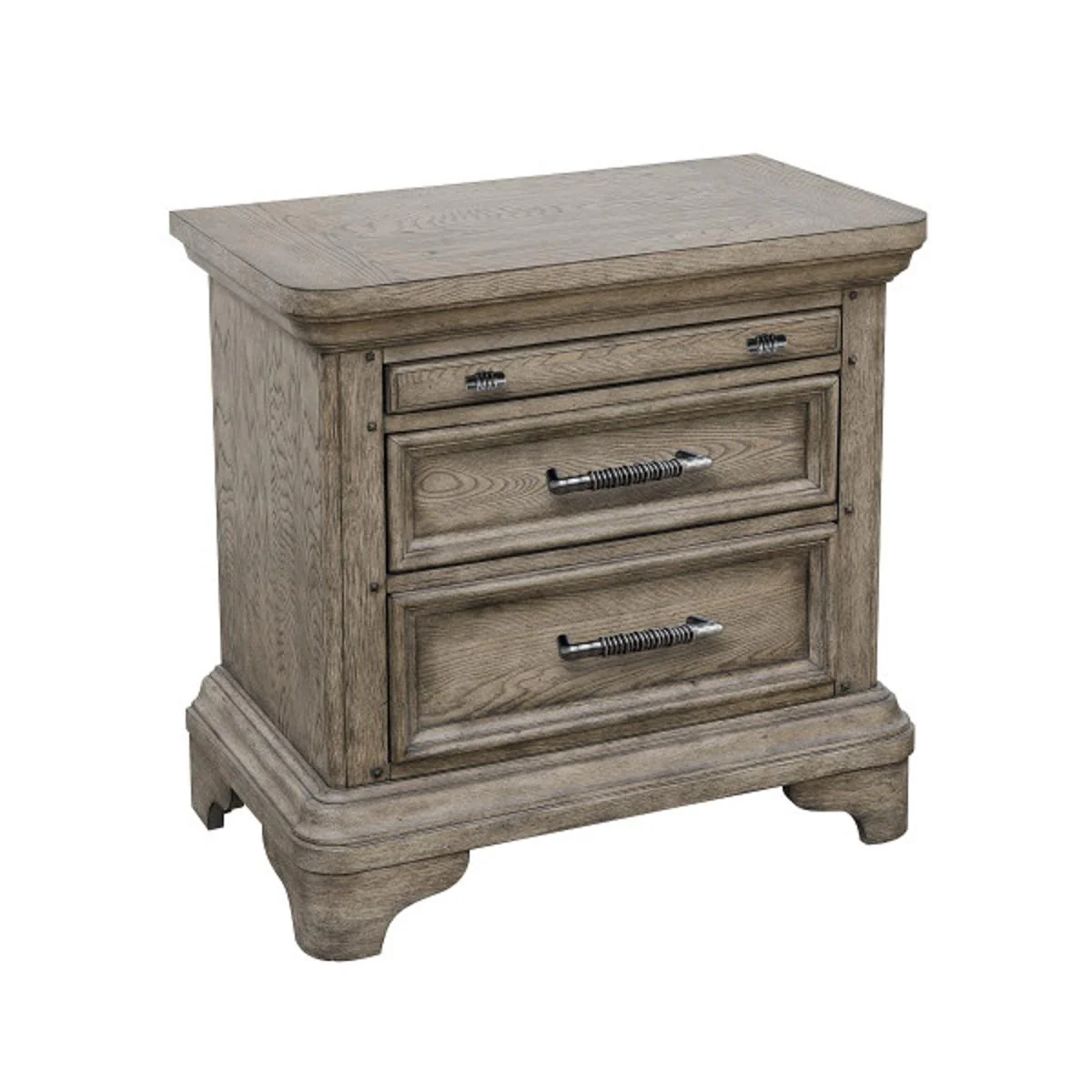 Pulaski Bristol Nighstand in Elm Brown in - Image 3