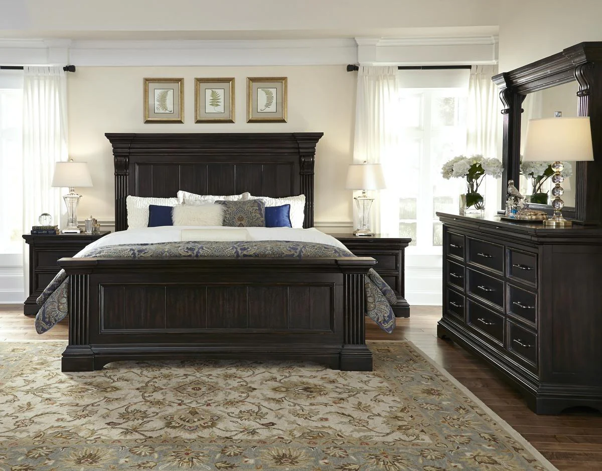 Pulaski Caldwell Dresser in Dark Wood - Image 4