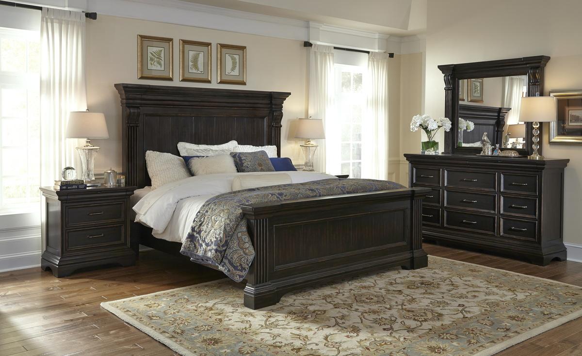 Pulaski Caldwell Mirror in Dark Wood - Image 5