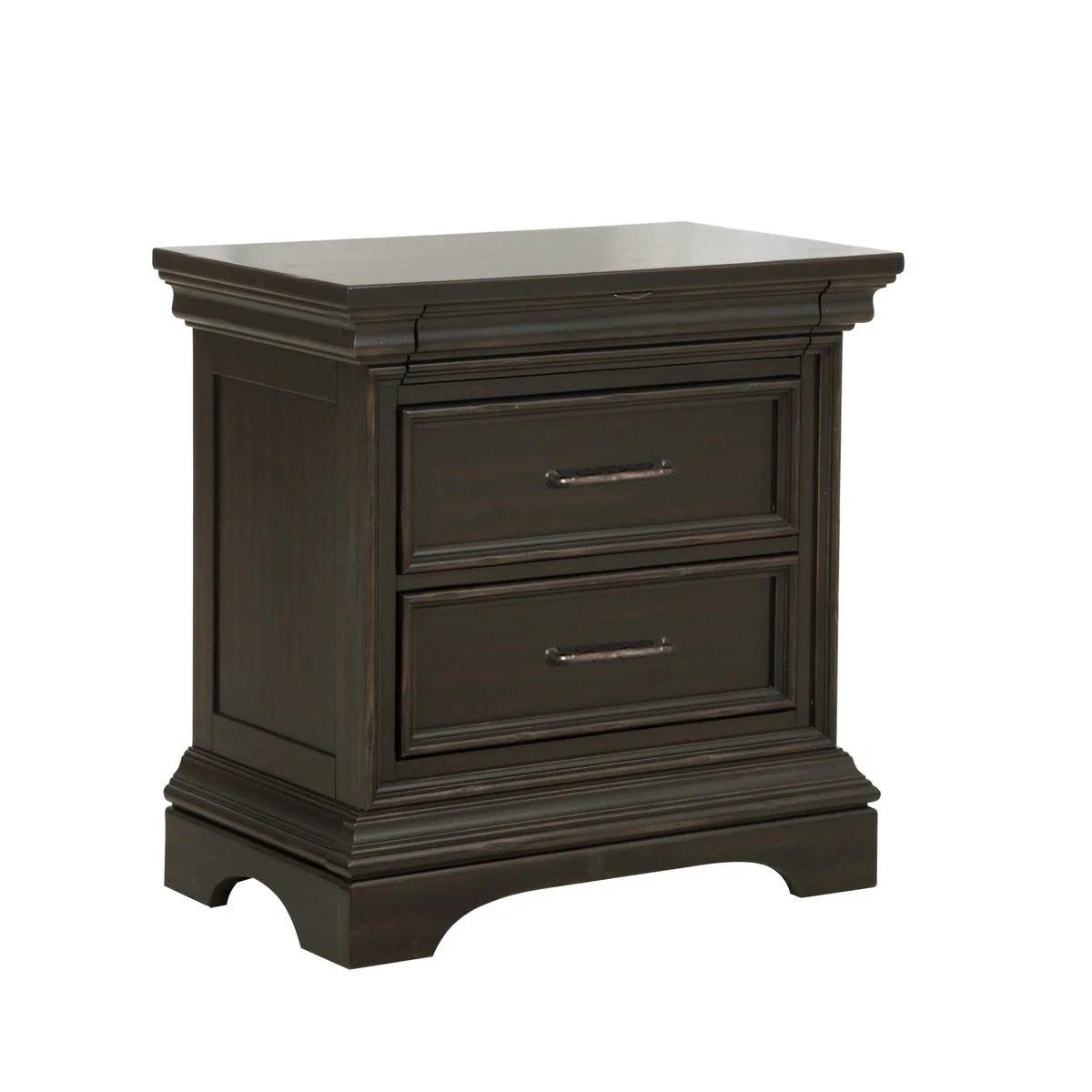 Pulaski Caldwell Nightstand in Dark Wood - Image 2