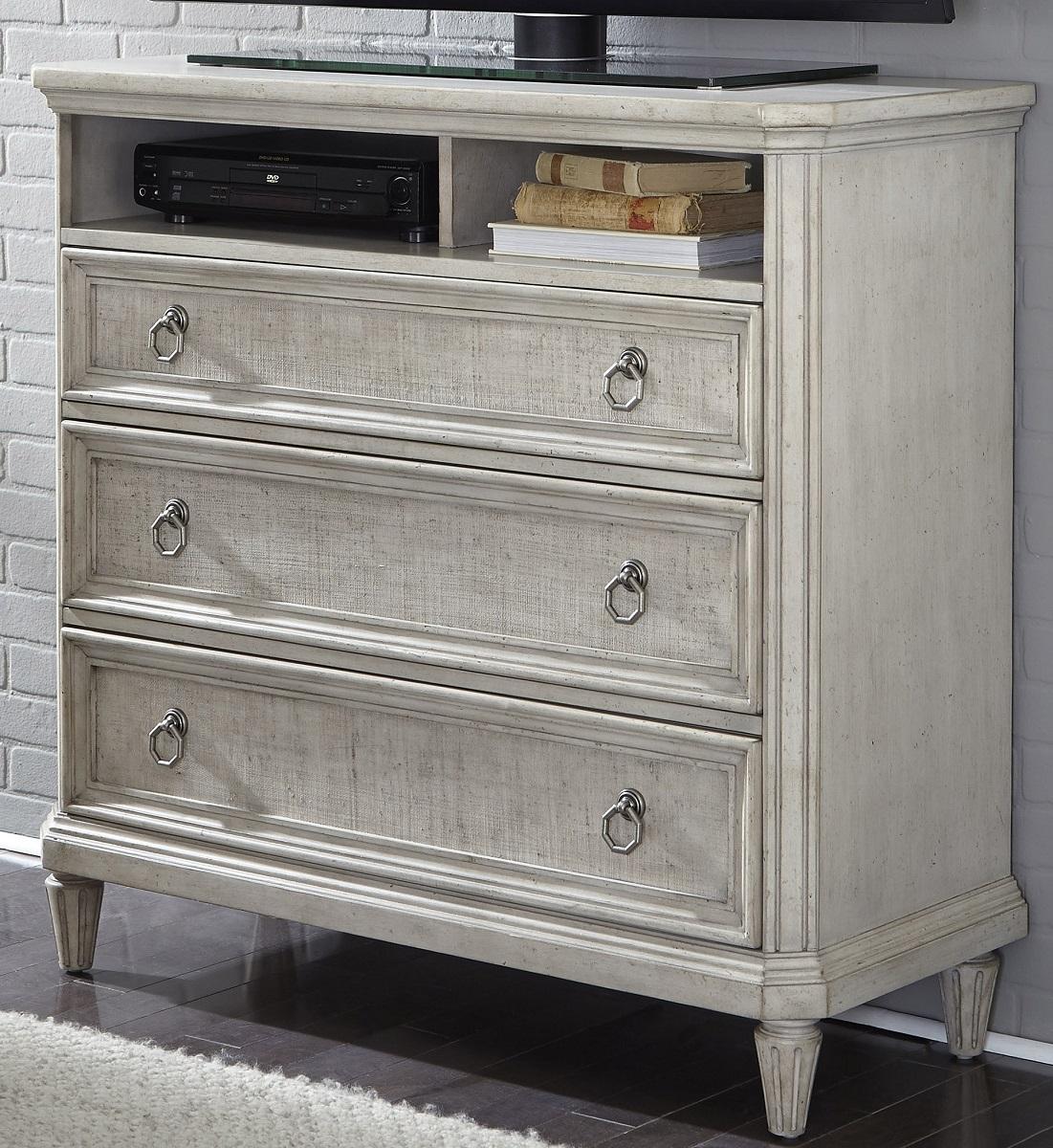 Pulaski Campbell Street 3 Drawer Media Chest in Vanilla Cream - Image 3