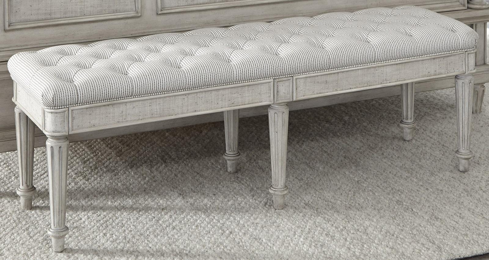 Pulaski Campbell Street Bed Bench in Vanilla - Image 2