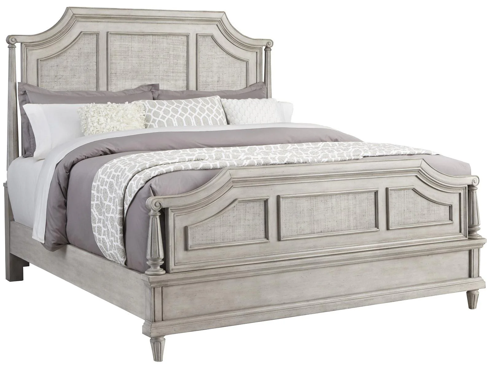 Pulaski Campbell Street Queen Panel Bed in Vanilla Cream - Image 2